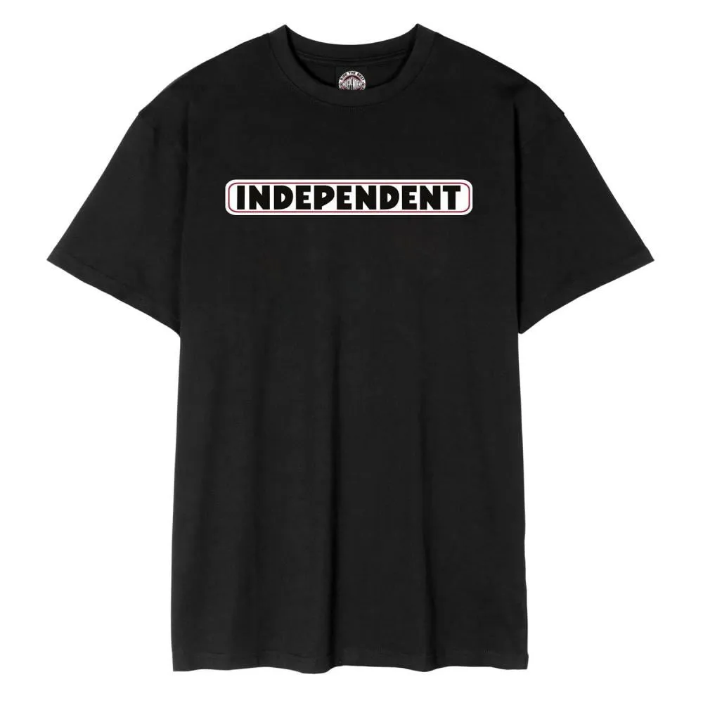 Independent T-Shirt Bar Logo T-Shirt - Black