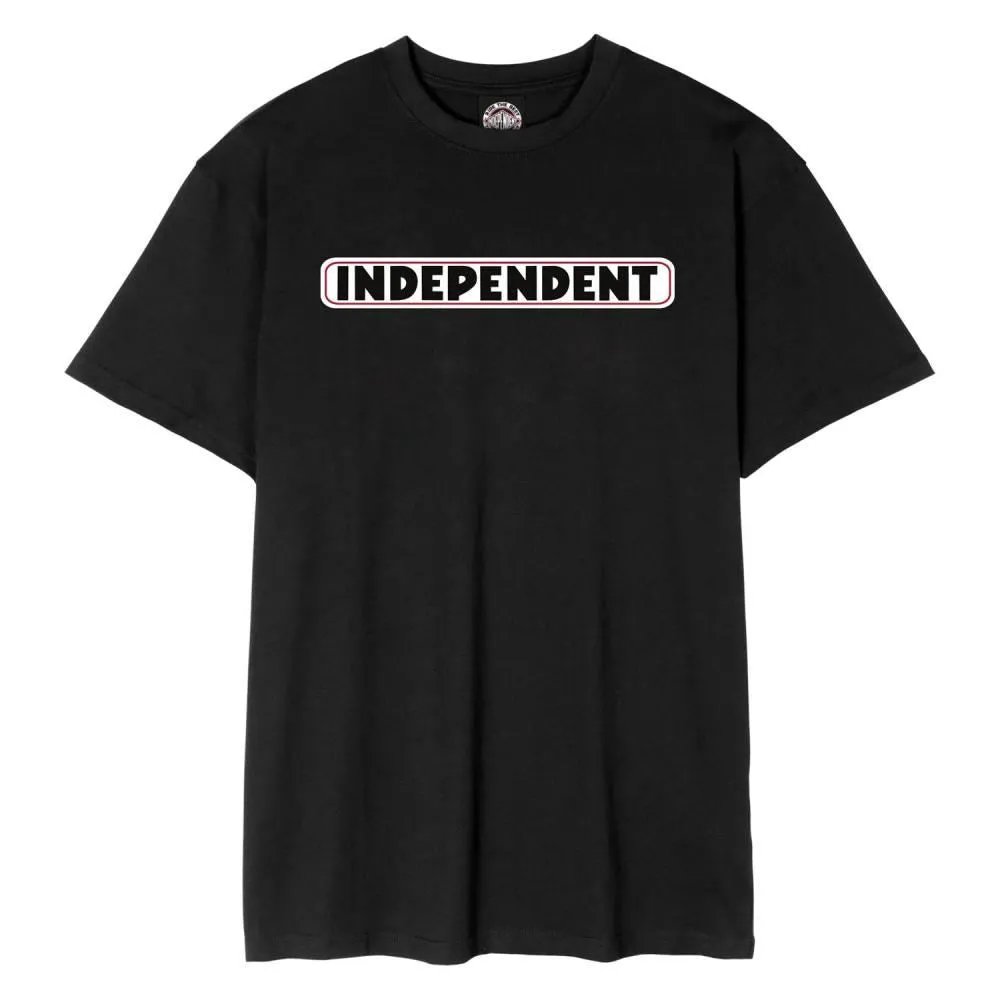 Independent T-Shirt Bar Logo T-Shirt - Black