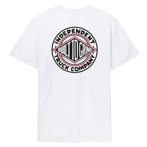 Independent T-Shirt BTG Summit T-Shirt - White / Red