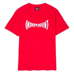 Independent T-Shirt Span Logo T-Shirt - Red