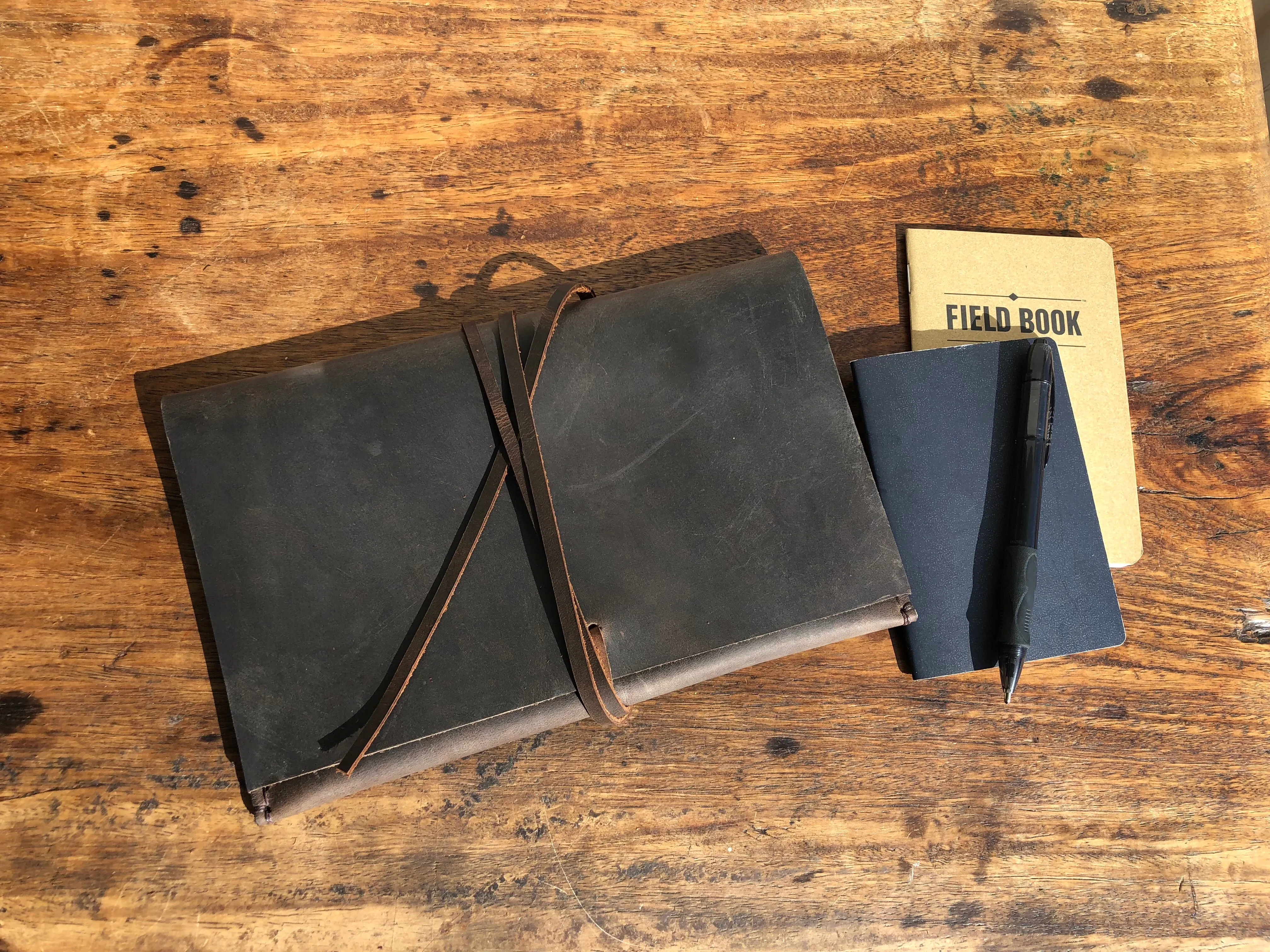 iPad mini case, Expresso leather tablet sleeve, Travel mini iPad clutch
