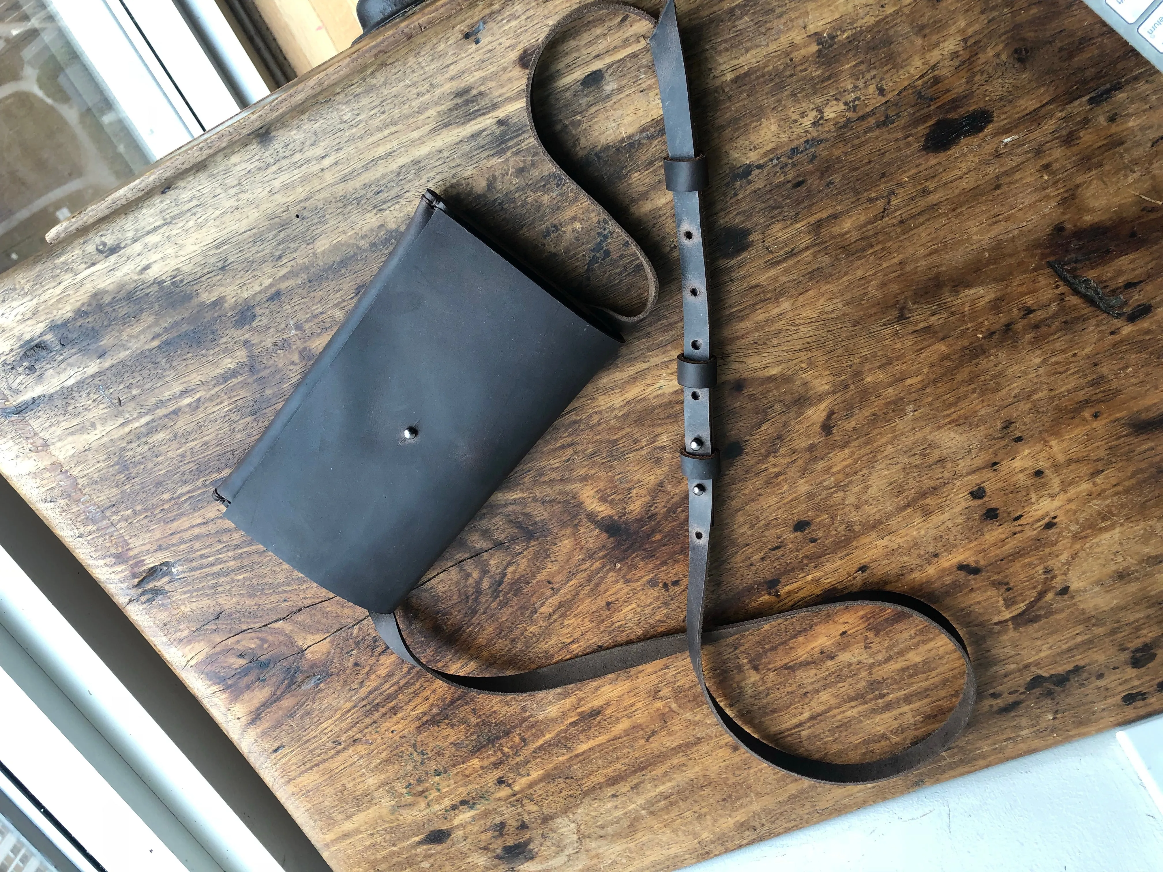 iPhone Xs Wallet / Leather iPhone Bag / Mini Crossbody Phone Case