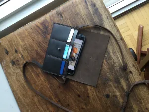 iPhone Xs Wallet / Leather iPhone Bag / Mini Crossbody Phone Case