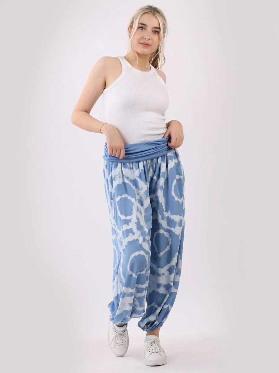 Italian Harem Pants Patterned - Multiple Colours