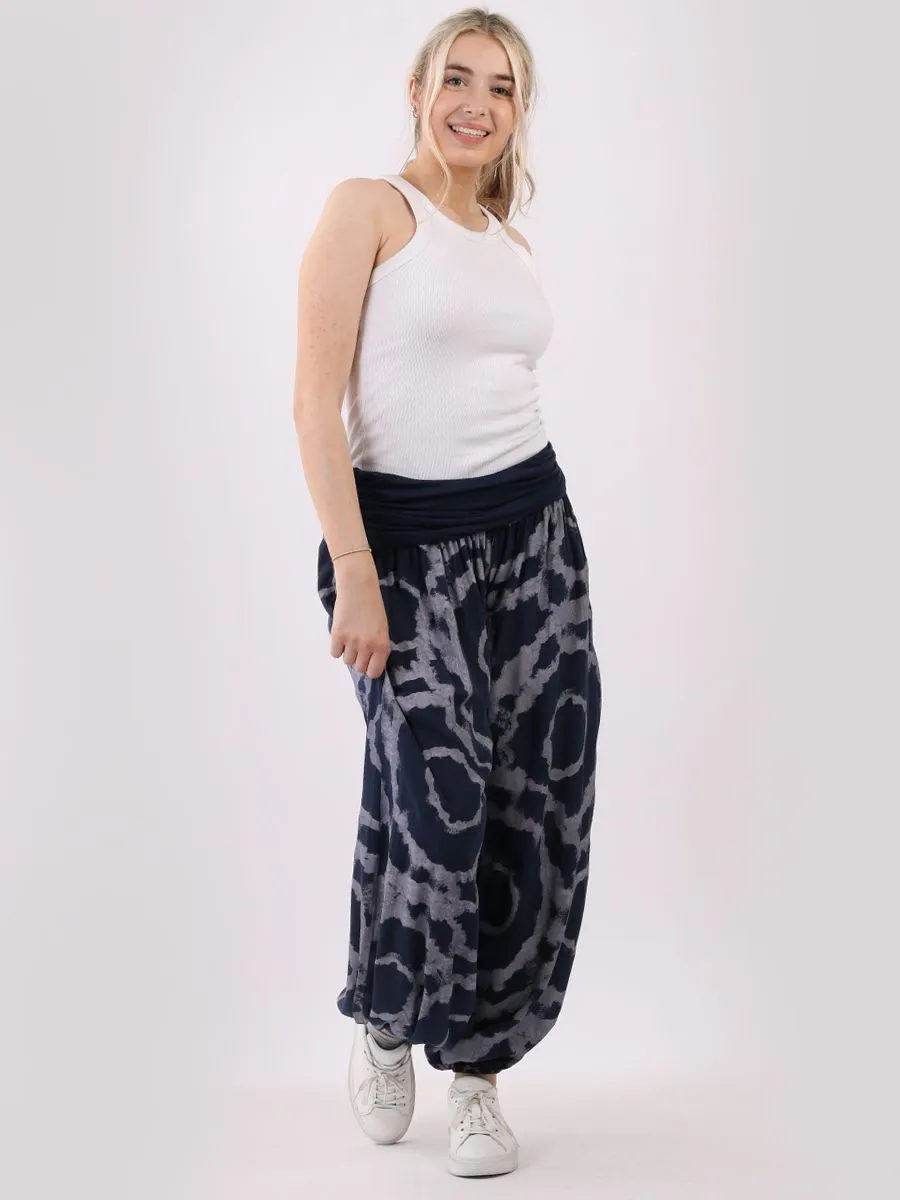 Italian Harem Pants Patterned - Multiple Colours