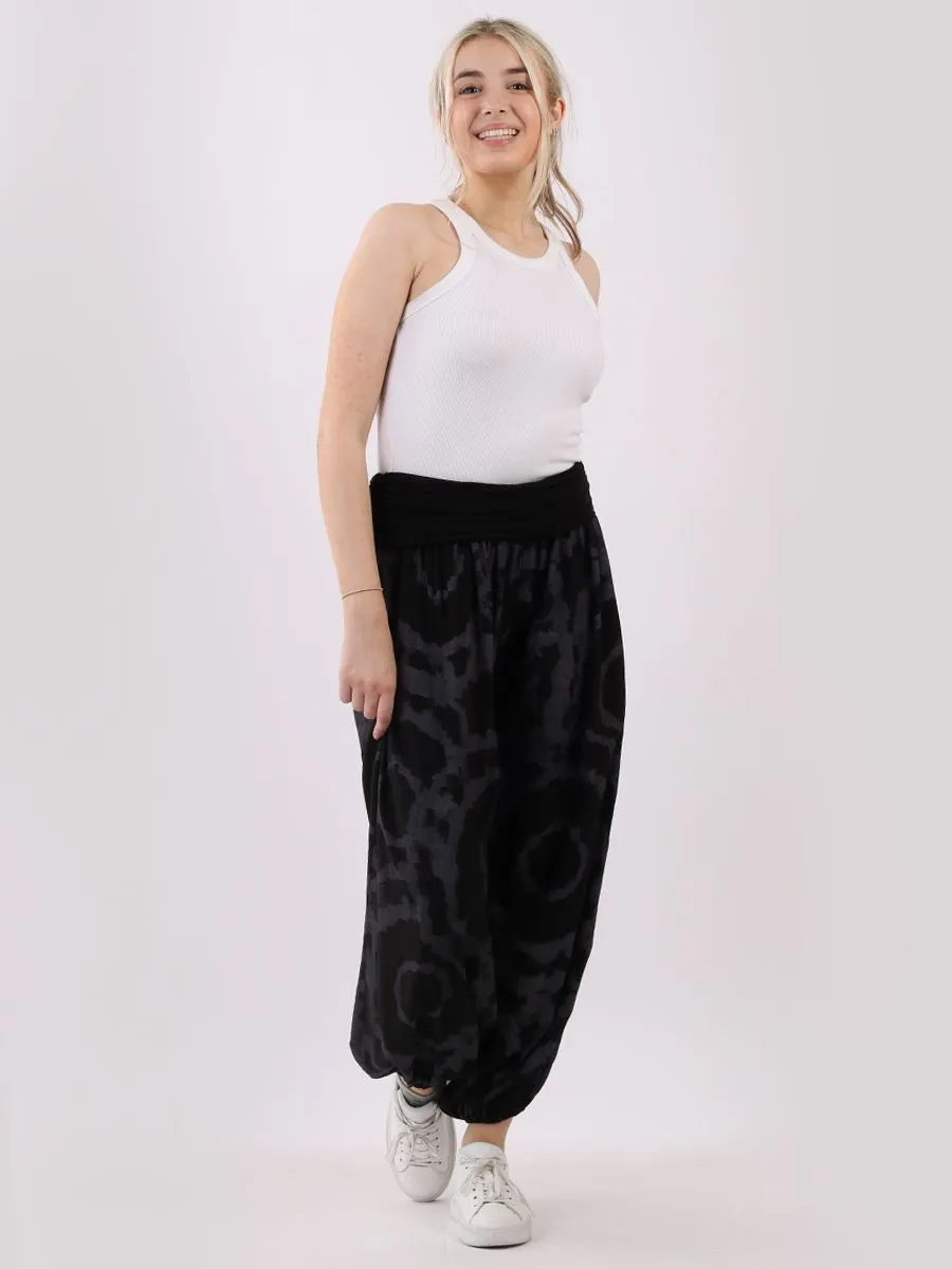 Italian Harem Pants Patterned - Multiple Colours