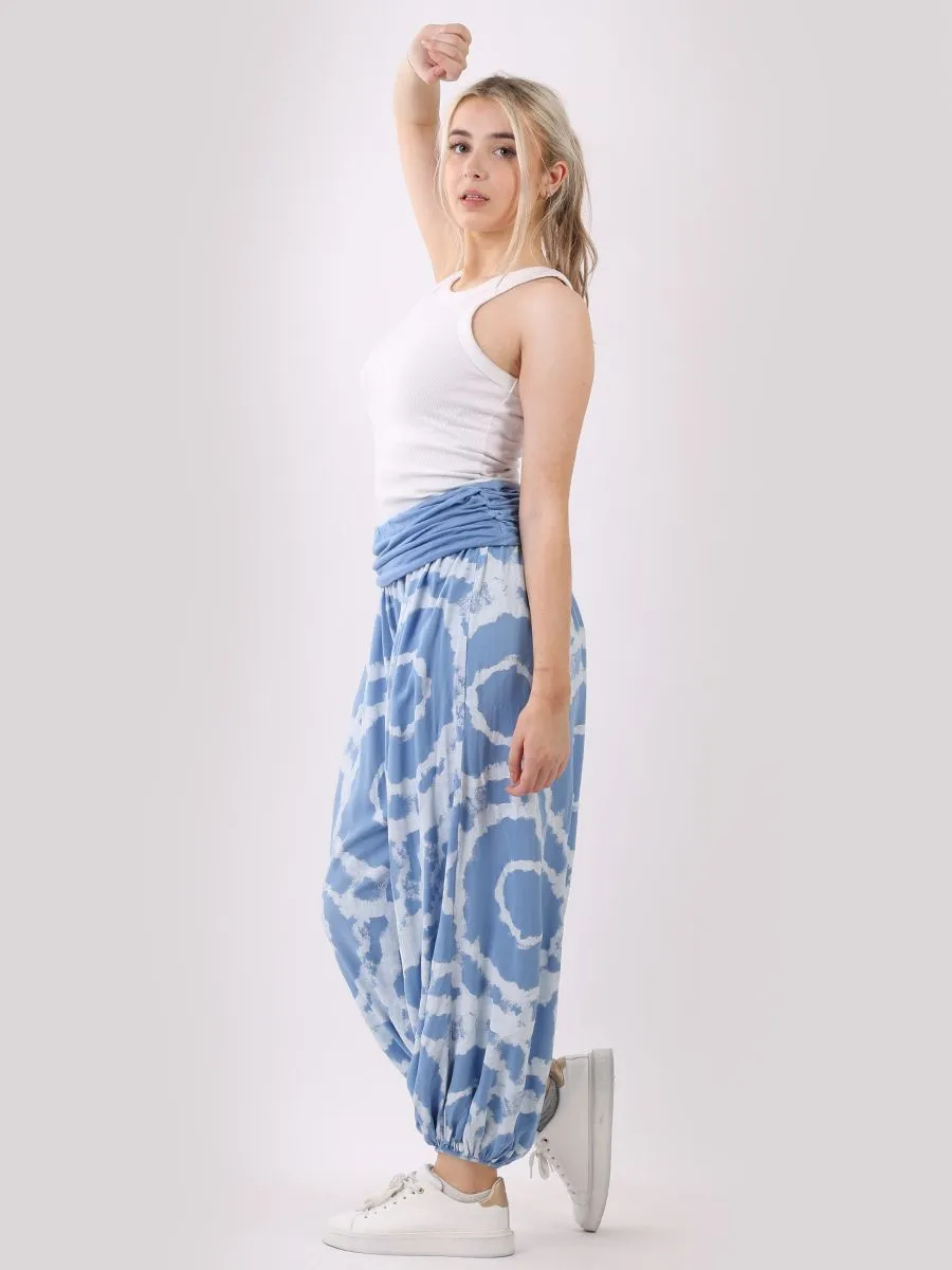 Italian Harem Pants Patterned - Multiple Colours