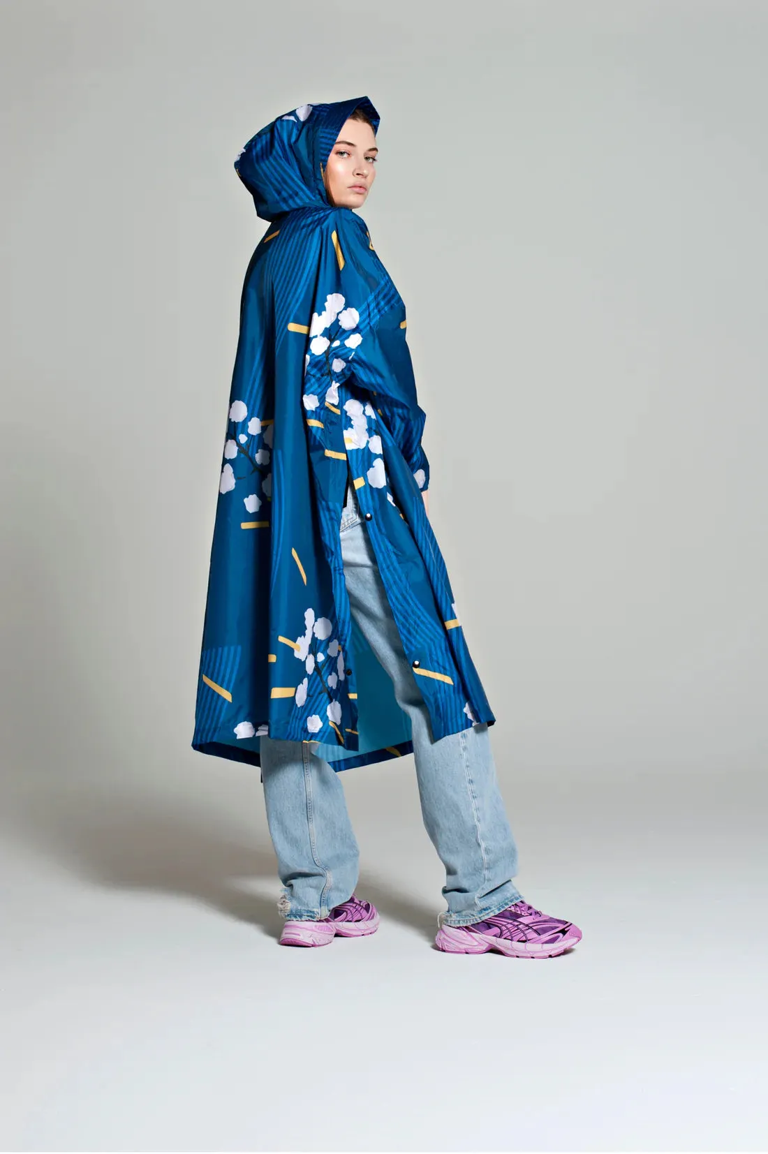 Japanese Blossom - Rain Poncho
