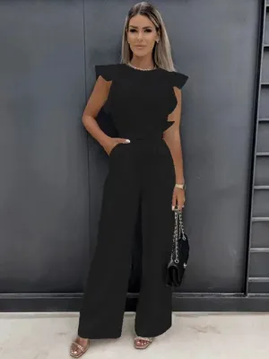 Jean | Eleganter Jumpsuit mit weiten Beinen