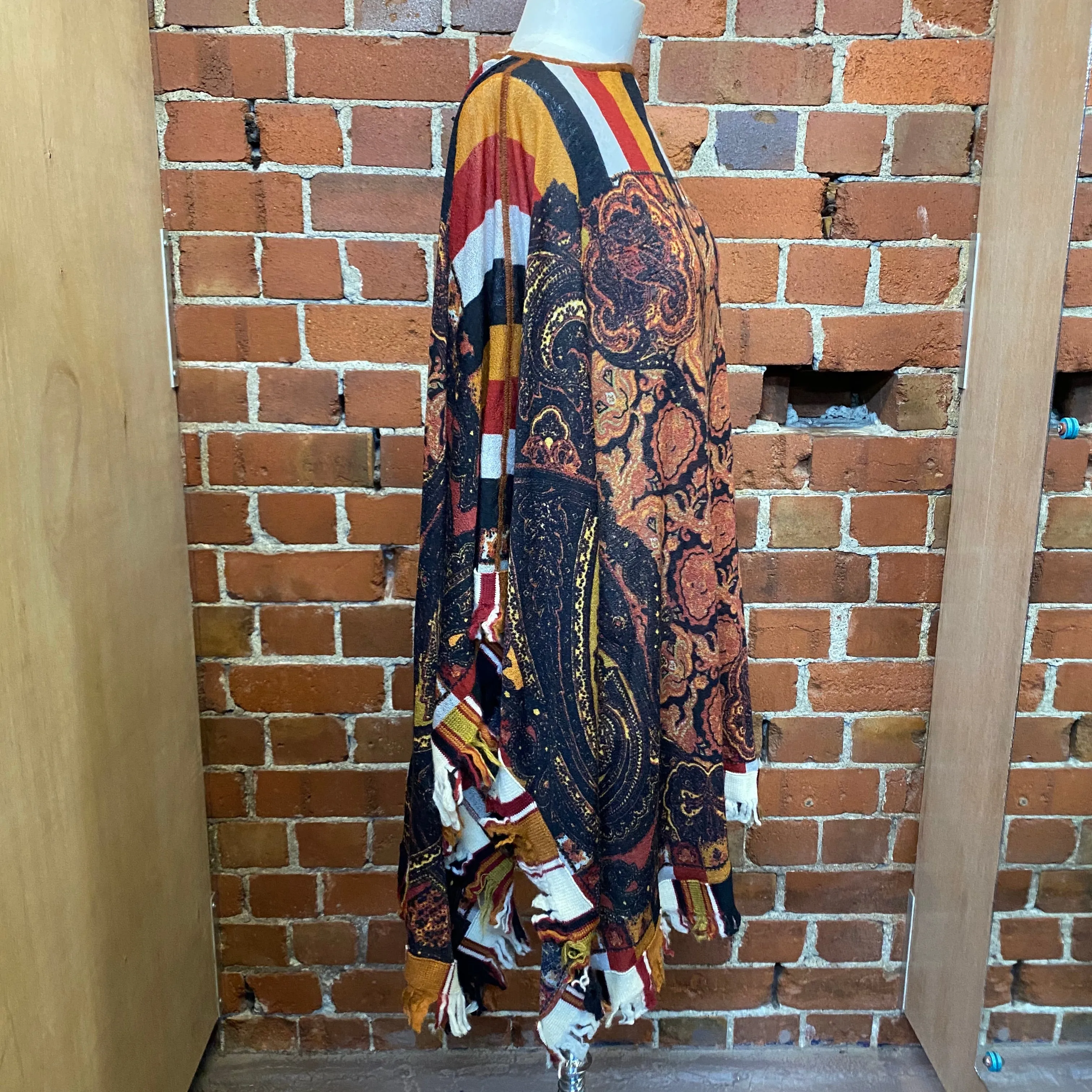 JEAN PAUL GAULTIER virgin wool poncho