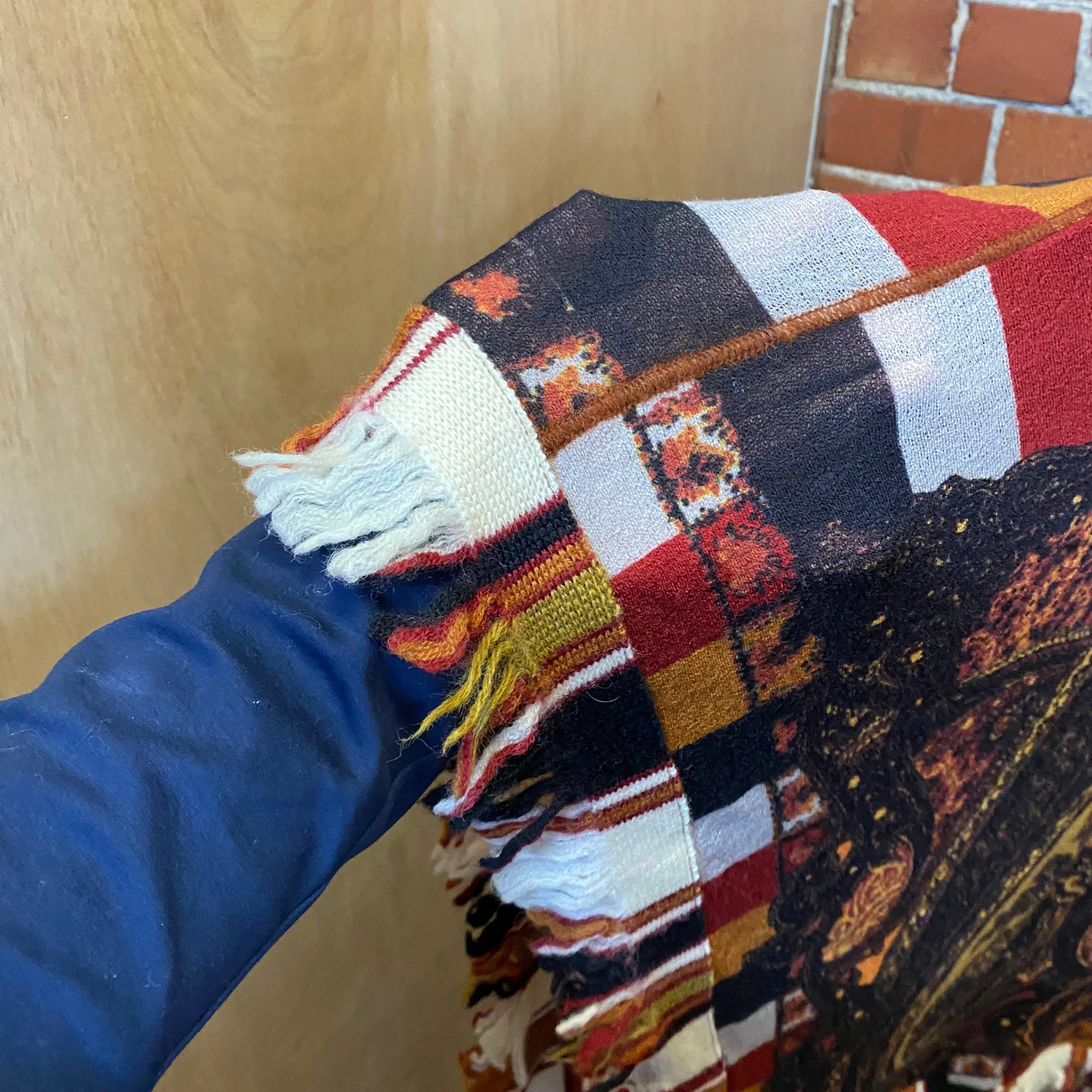 JEAN PAUL GAULTIER virgin wool poncho