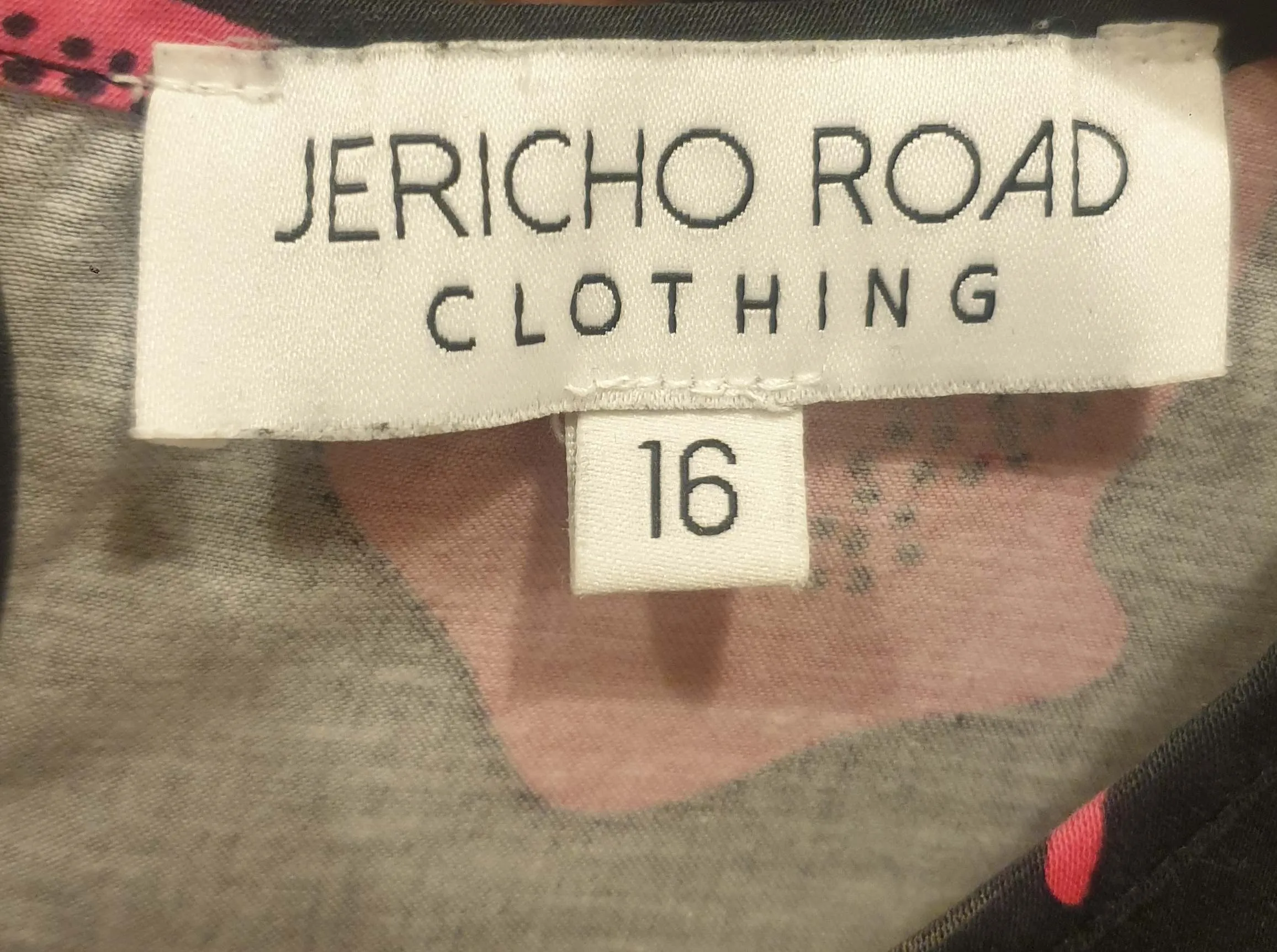 Jericho Road squid print half sleeve dress size 16