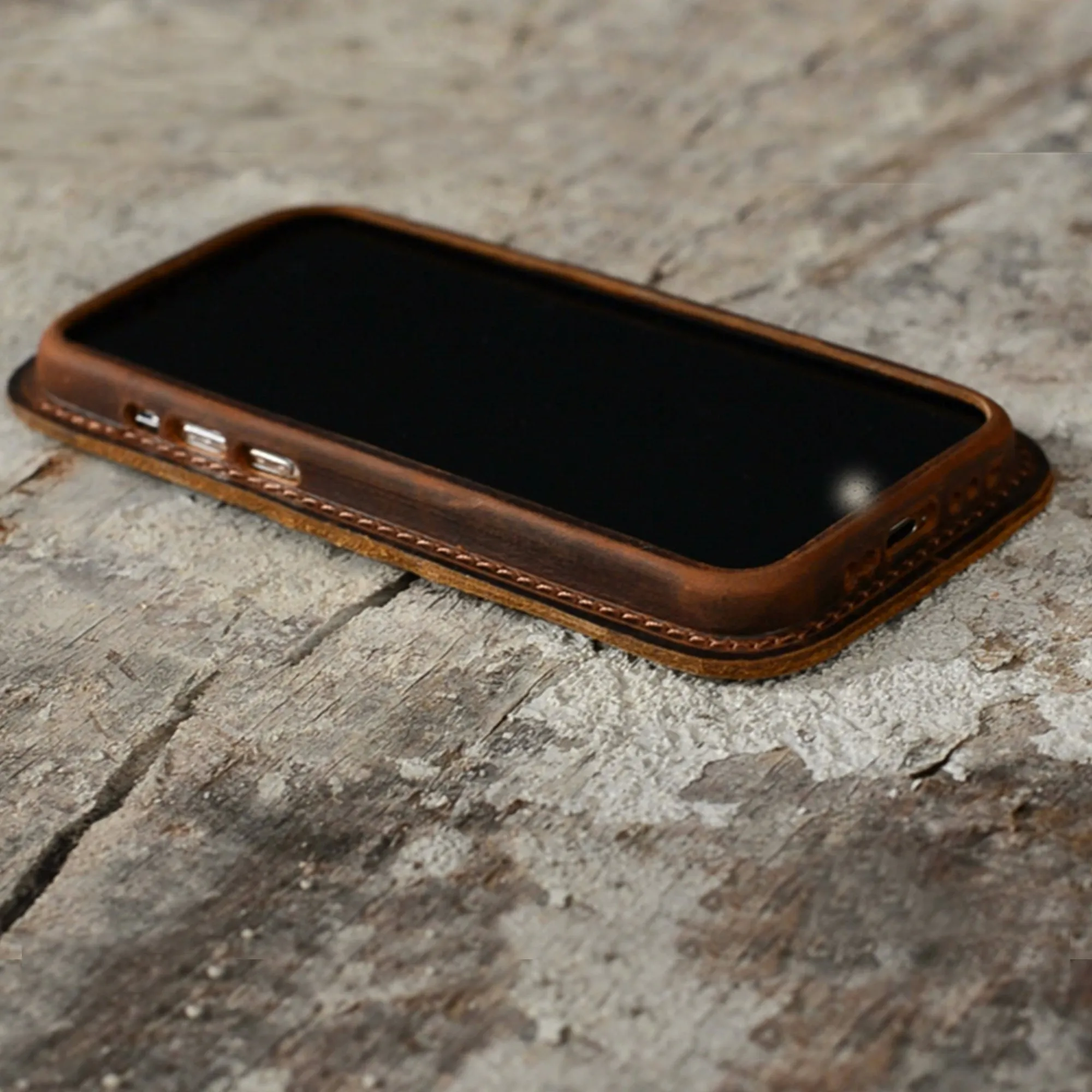 JJNUSA Genuine leather Vintage for Iphone 12 pro max / 12 pro / 12