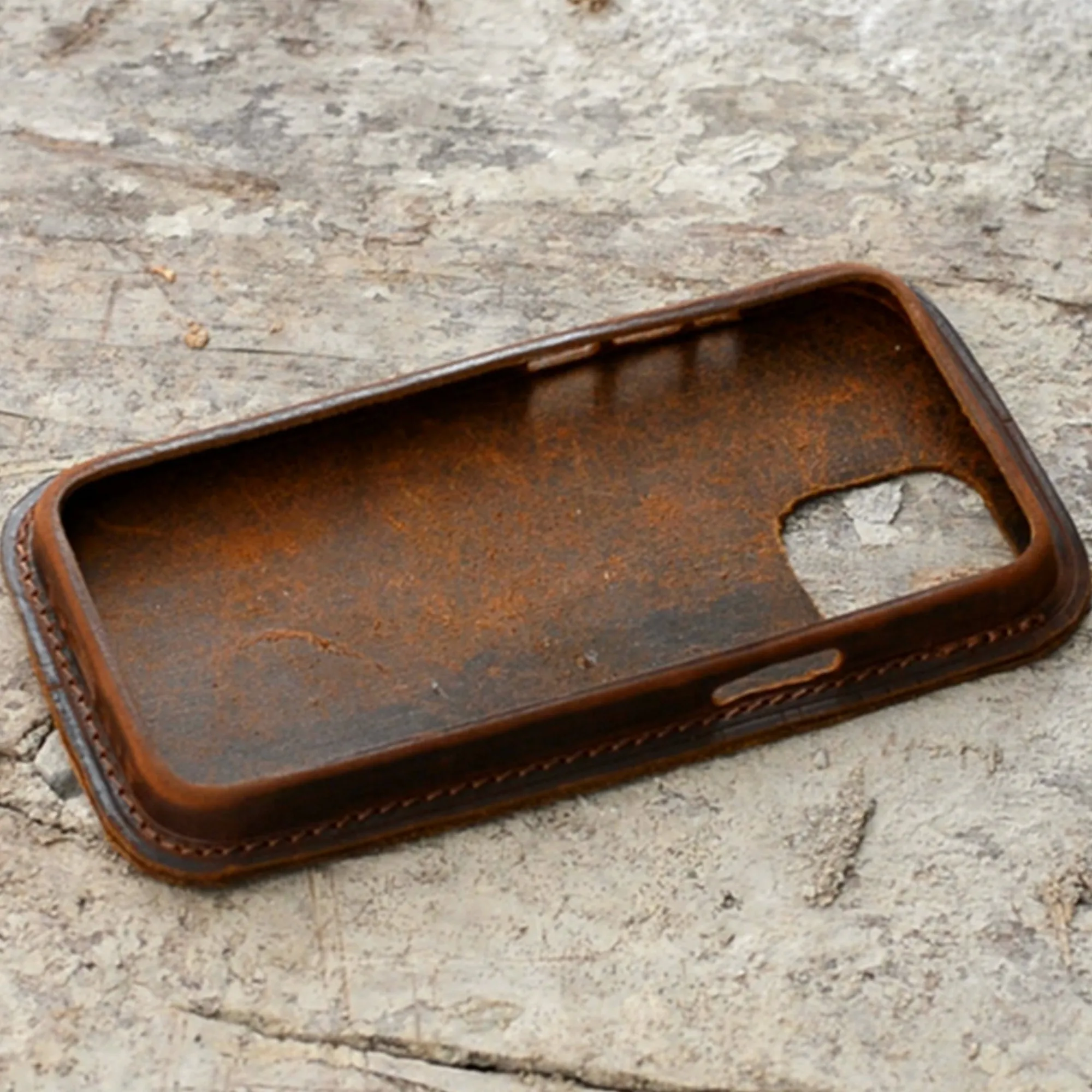 JJNUSA Genuine leather Vintage for Iphone 12 pro max / 12 pro / 12