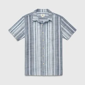 Joey S/S Vertical Stripe Slub Shirt