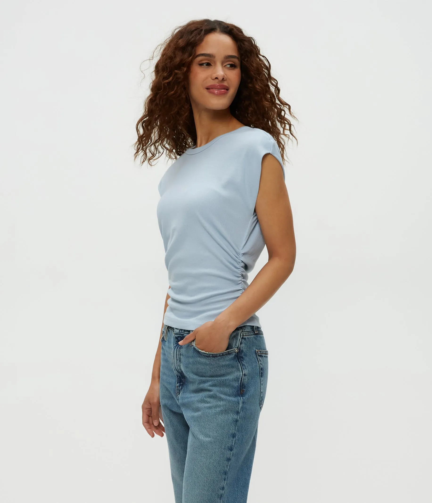 Joni Power Shoulder Tee