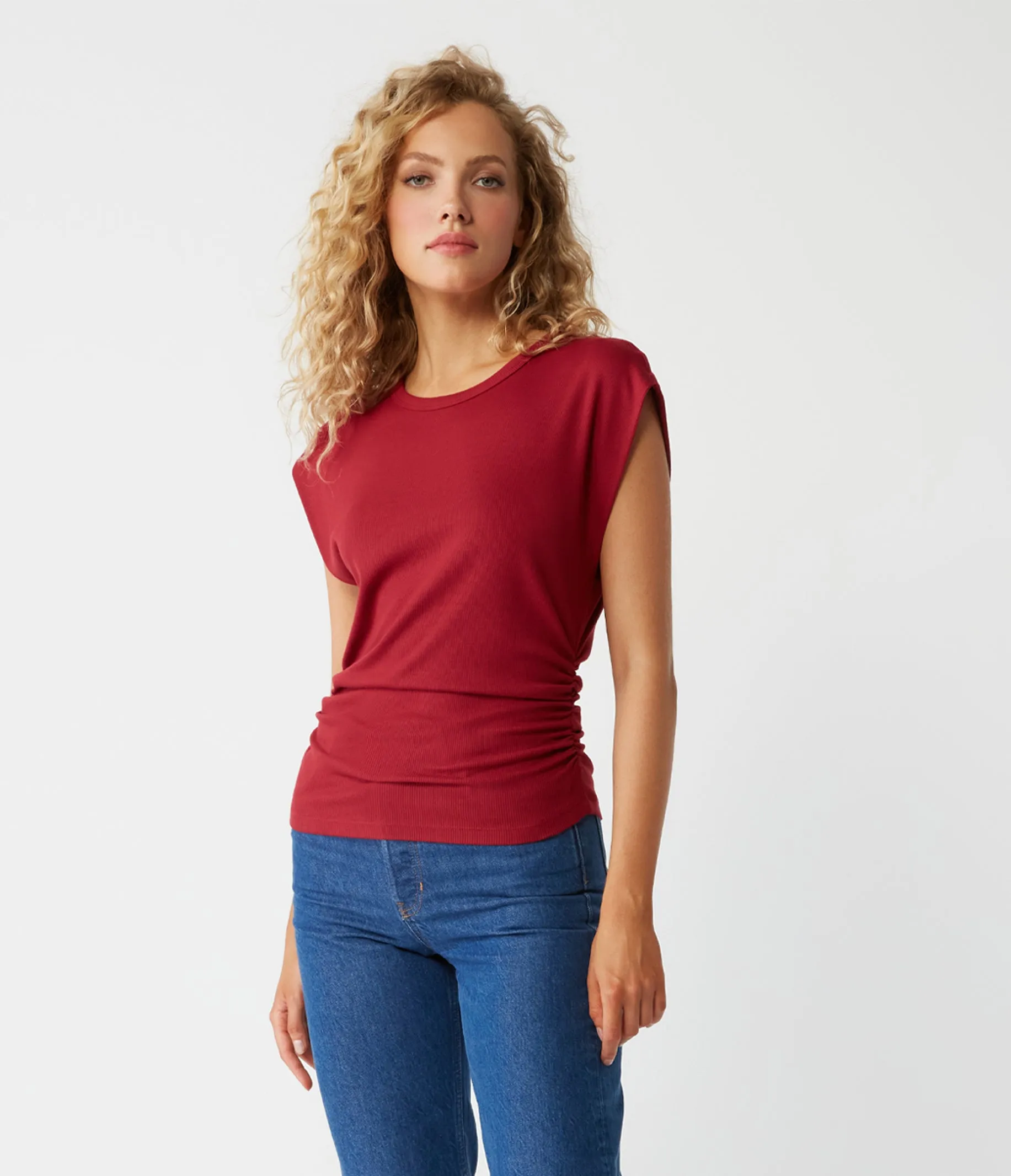 Joni Power Shoulder Tee