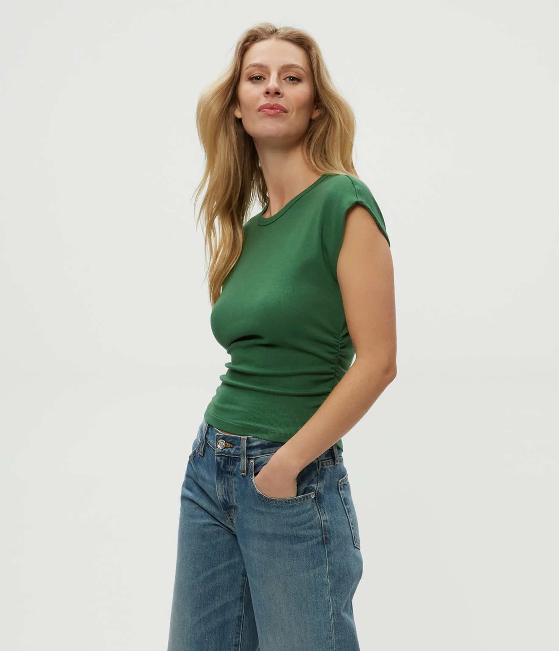 Joni Power Shoulder Tee