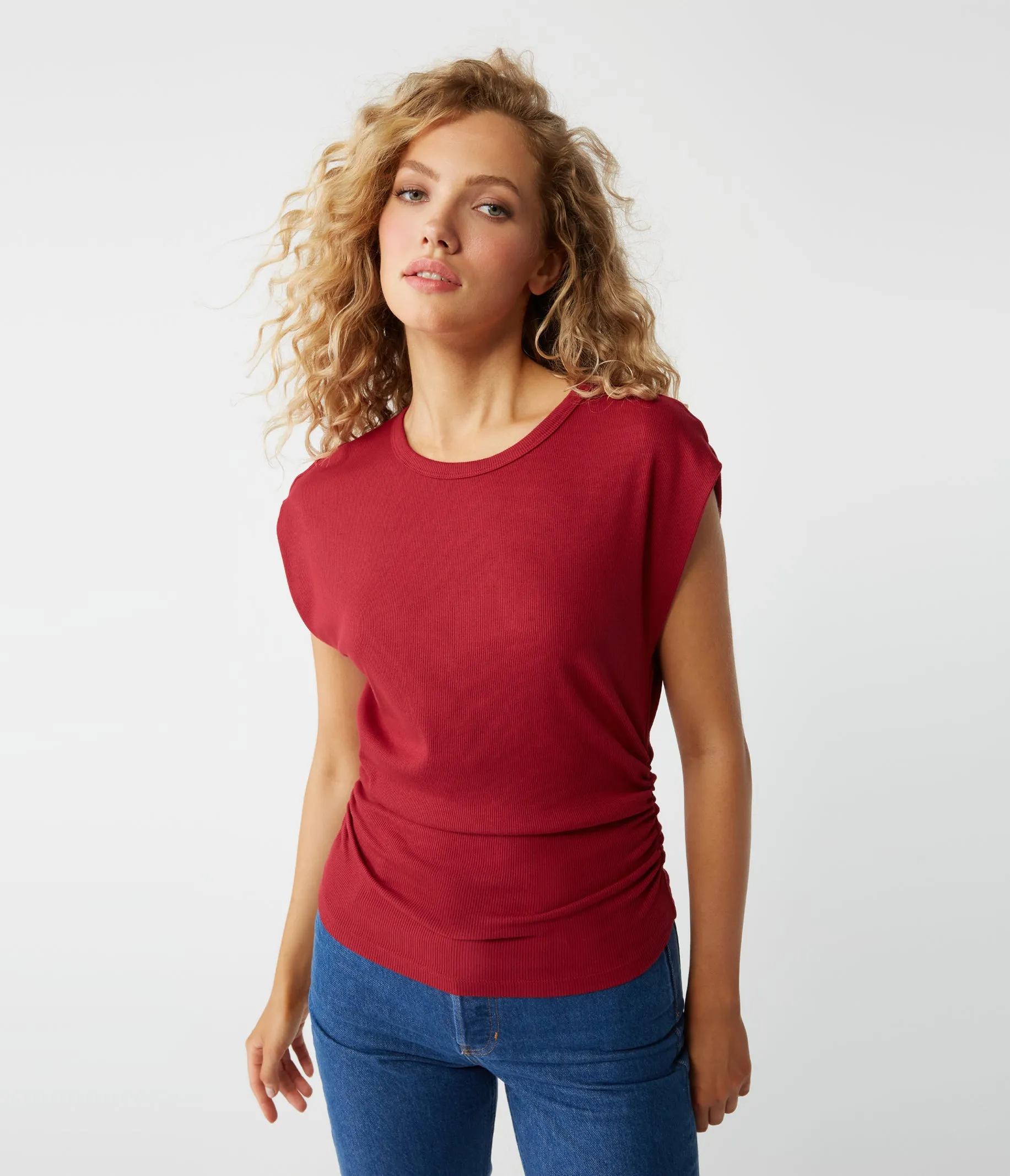 Joni Power Shoulder Tee