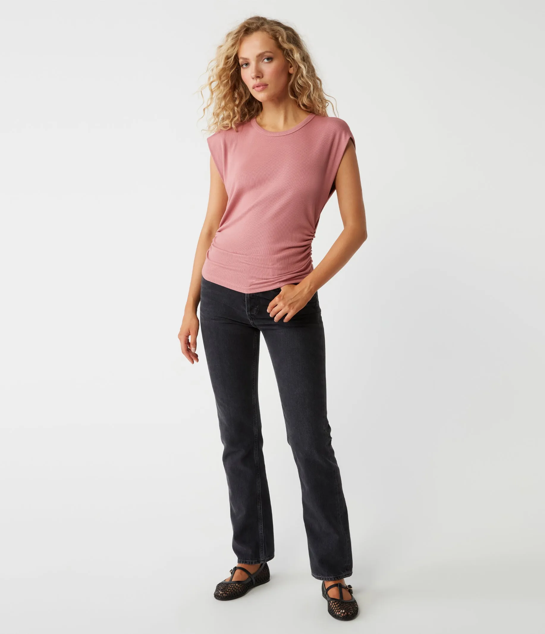 Joni Power Shoulder Tee