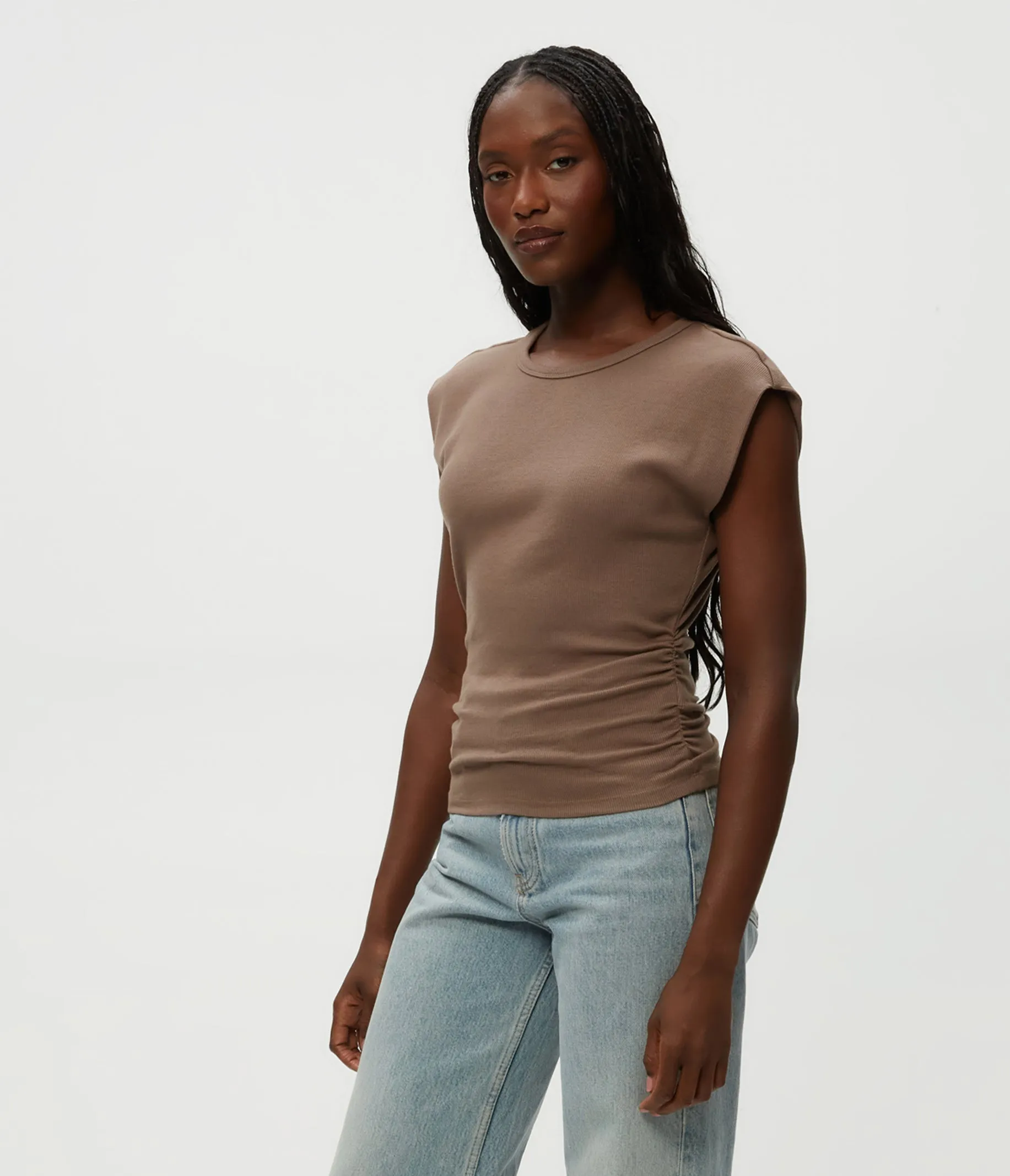 Joni Power Shoulder Tee