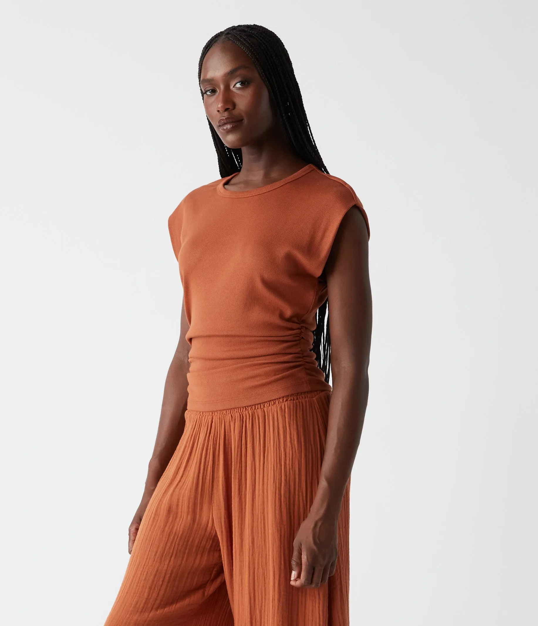 Joni Power Shoulder Tee