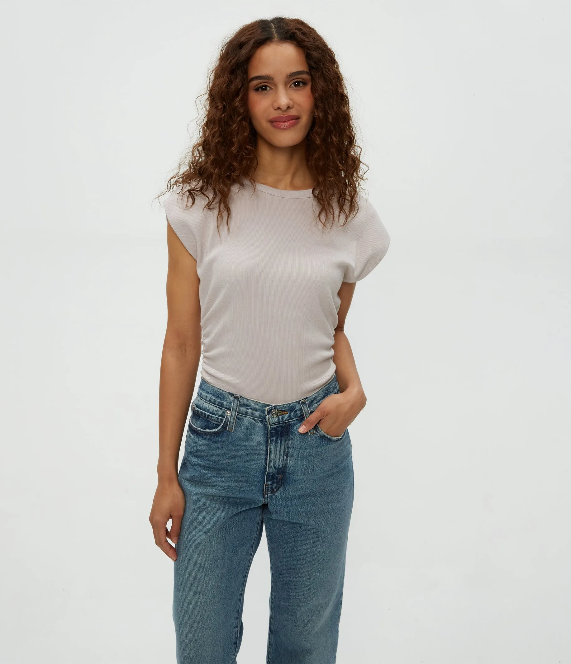 Joni Power Shoulder Tee