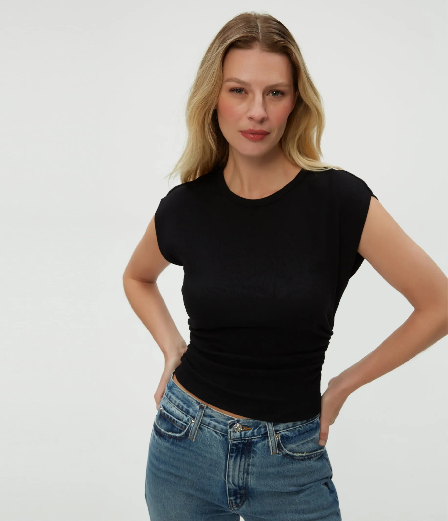 Joni Power Shoulder Tee