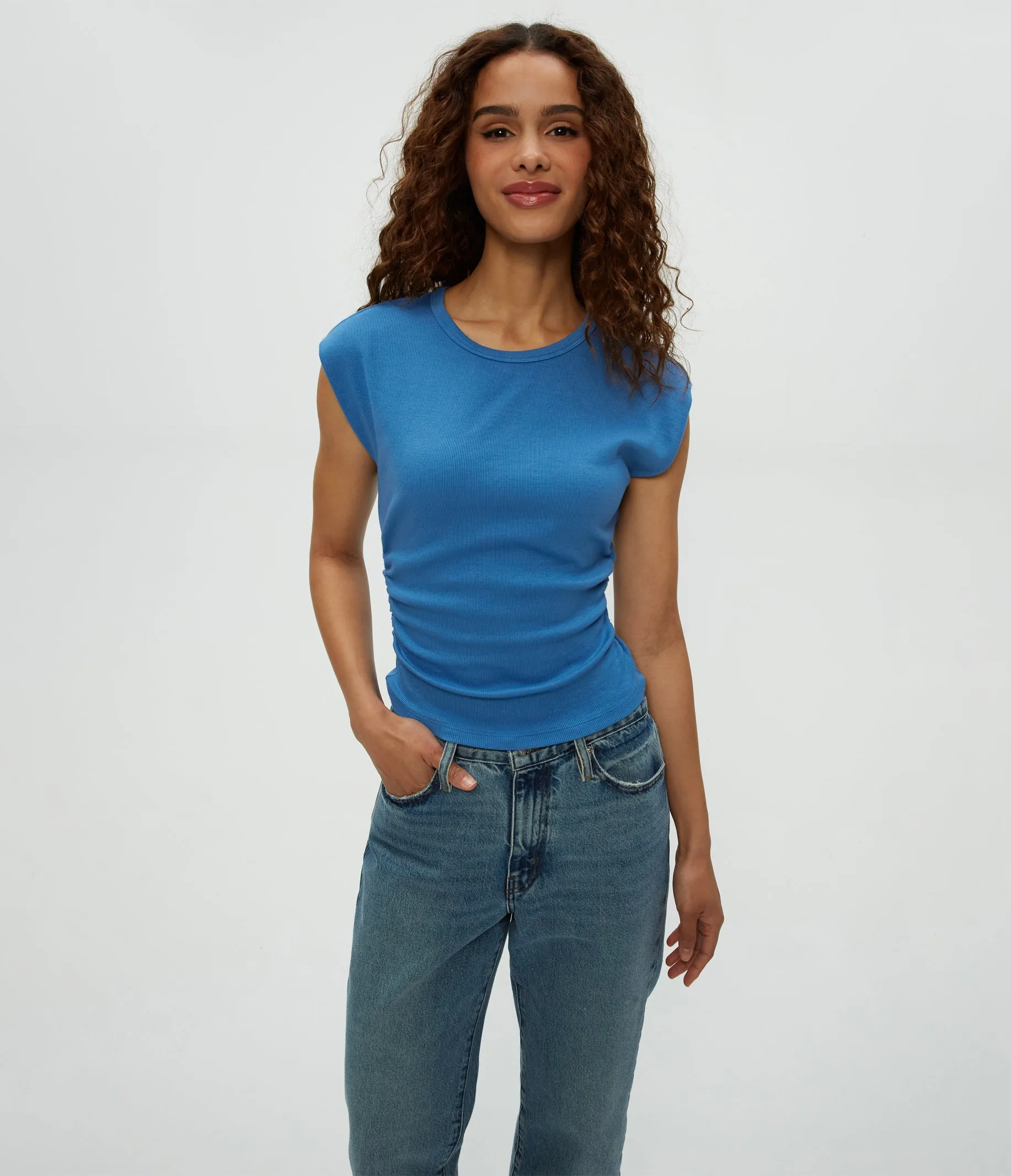 Joni Power Shoulder Tee