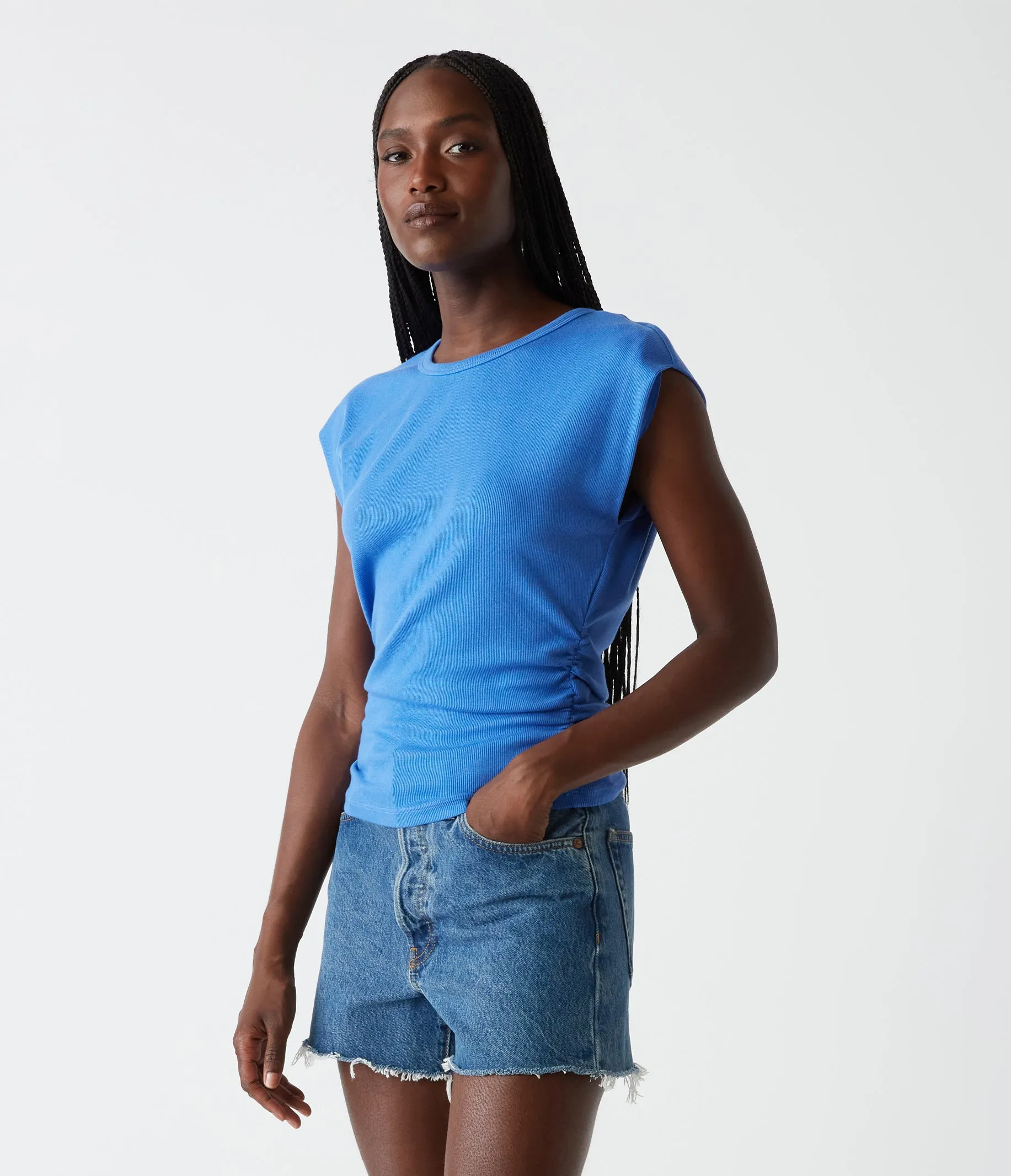 Joni Power Shoulder Tee