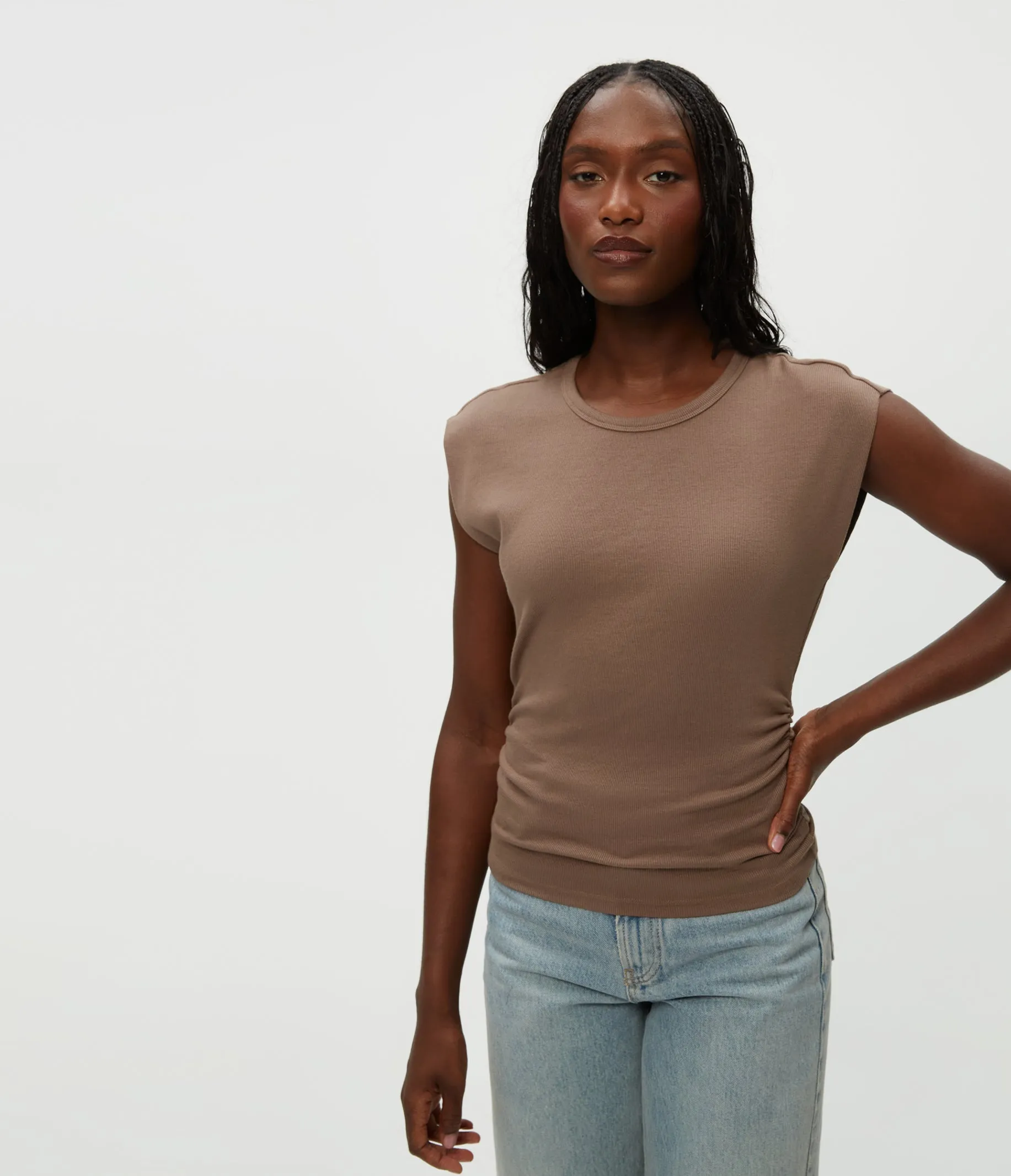 Joni Power Shoulder Tee