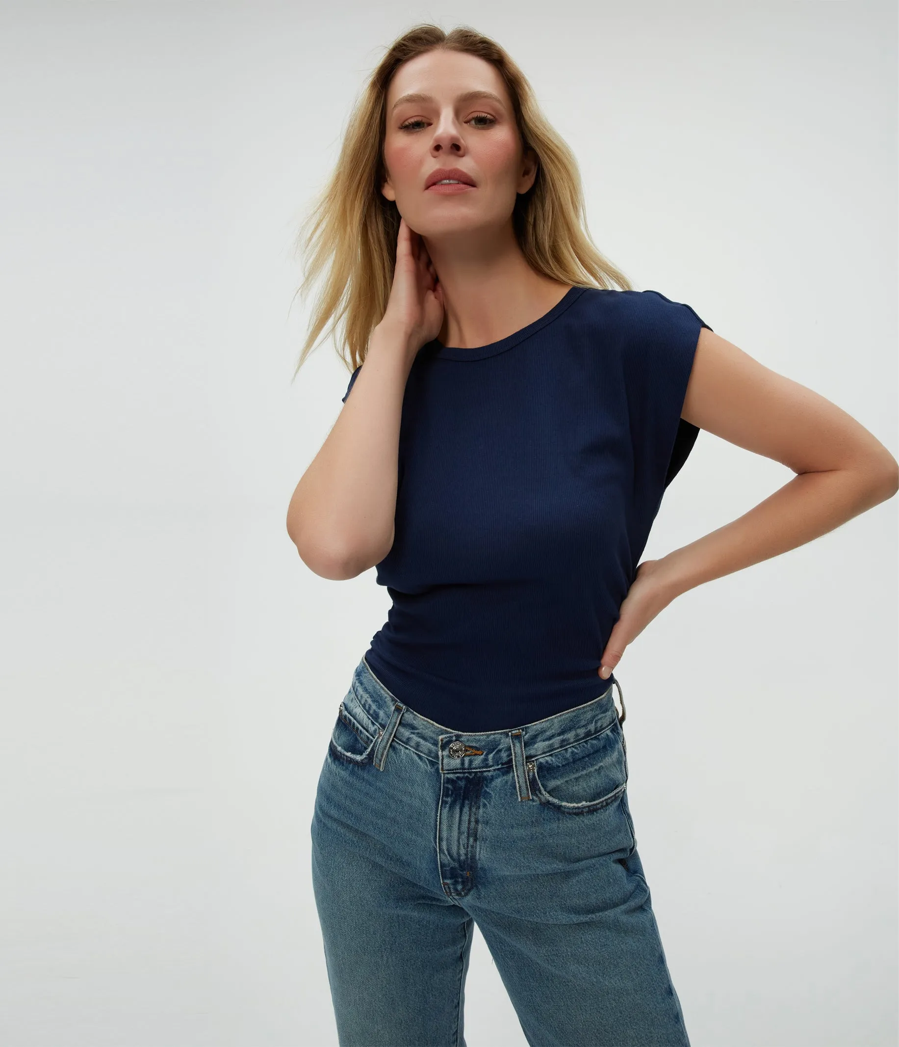 Joni Power Shoulder Tee