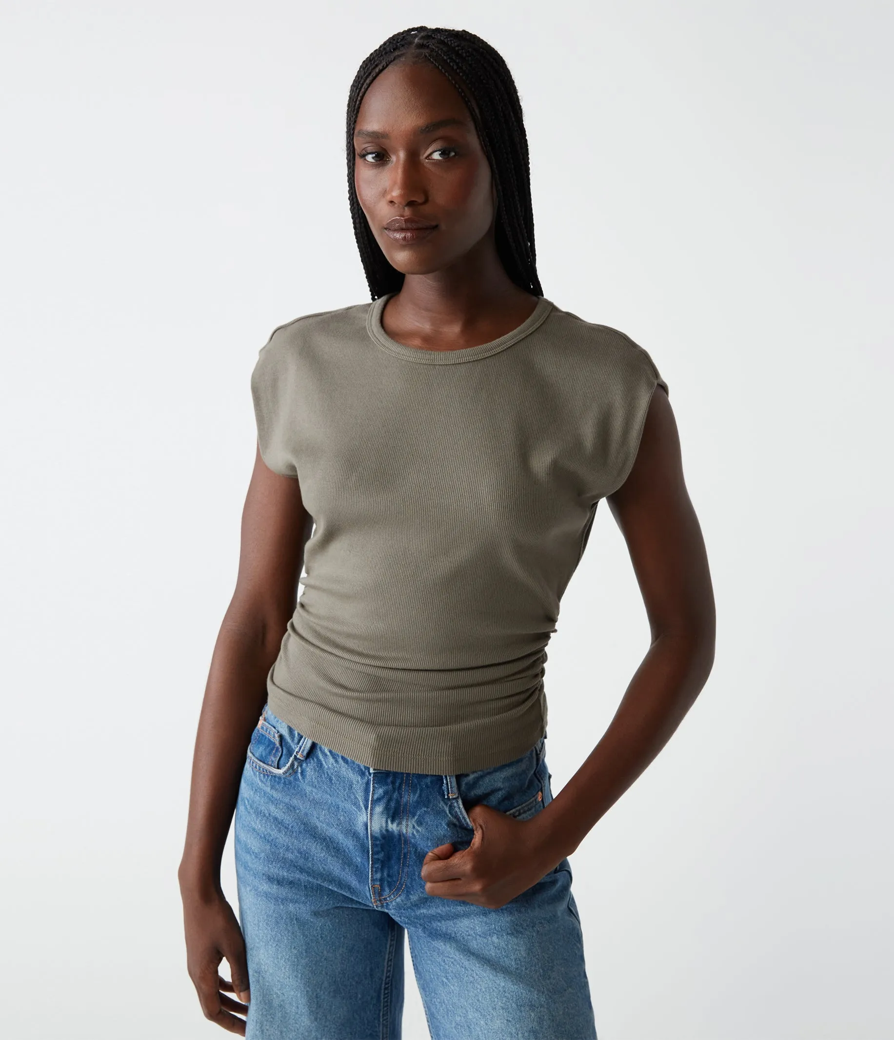 Joni Power Shoulder Tee