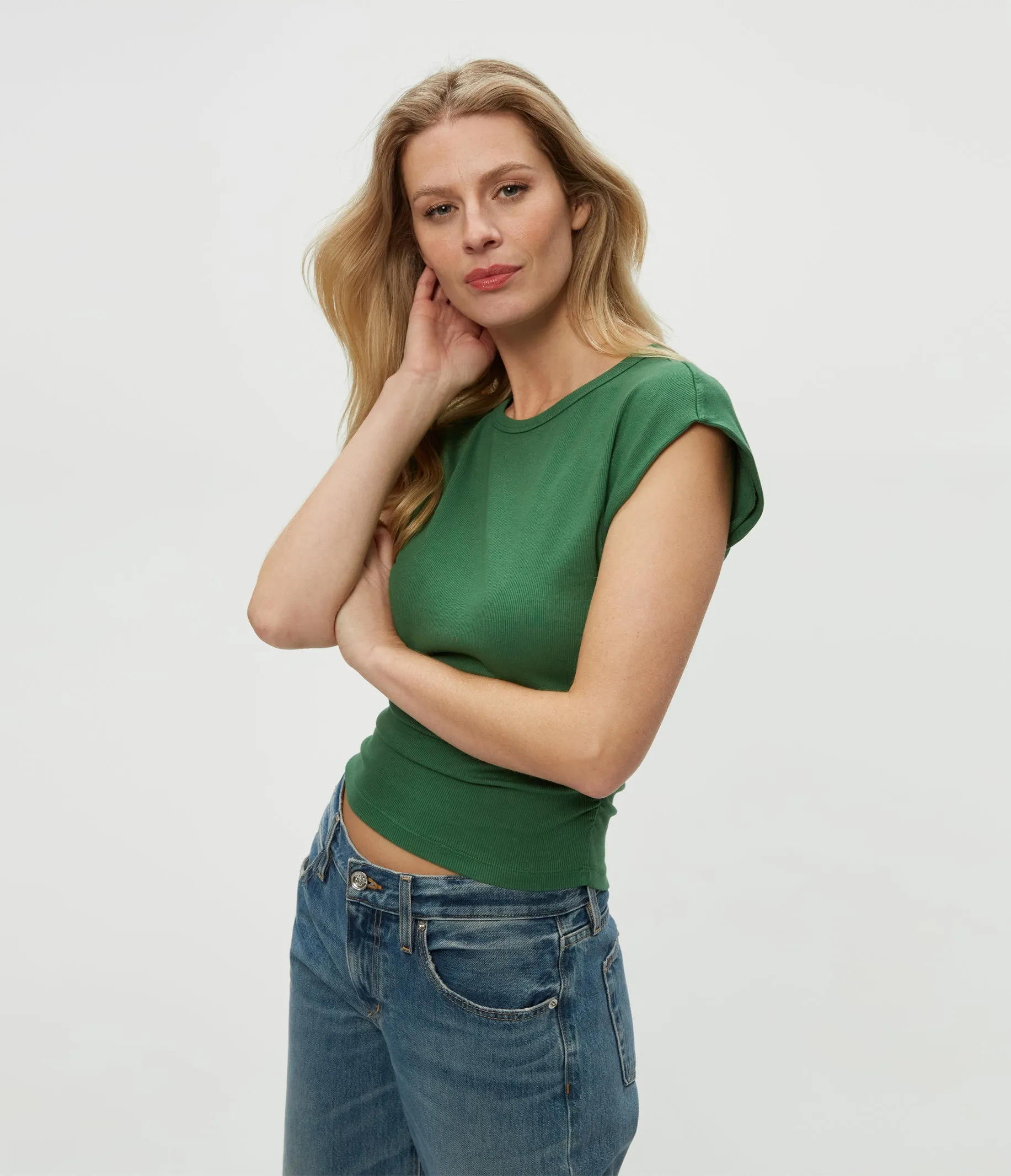 Joni Power Shoulder Tee