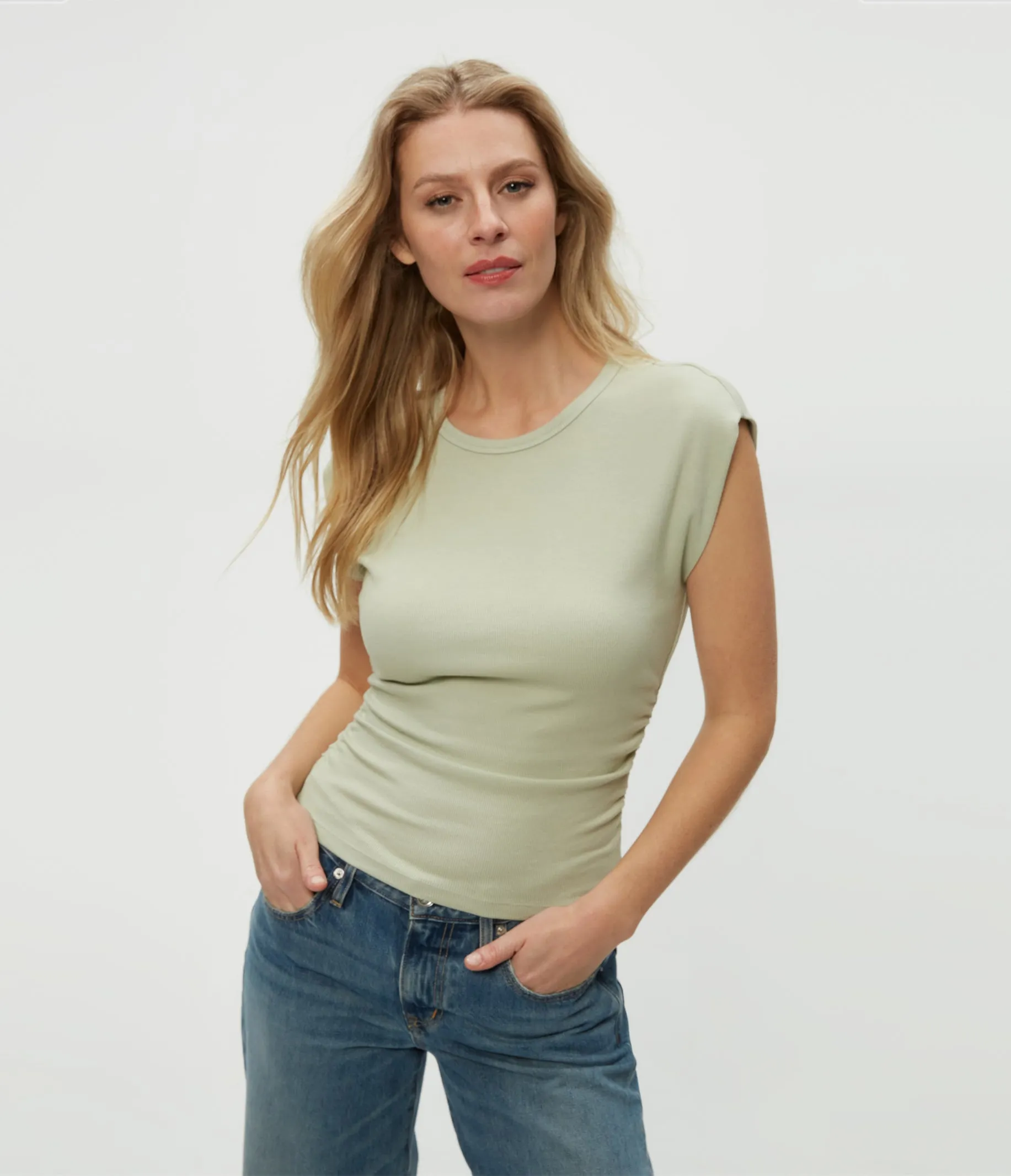 Joni Power Shoulder Tee
