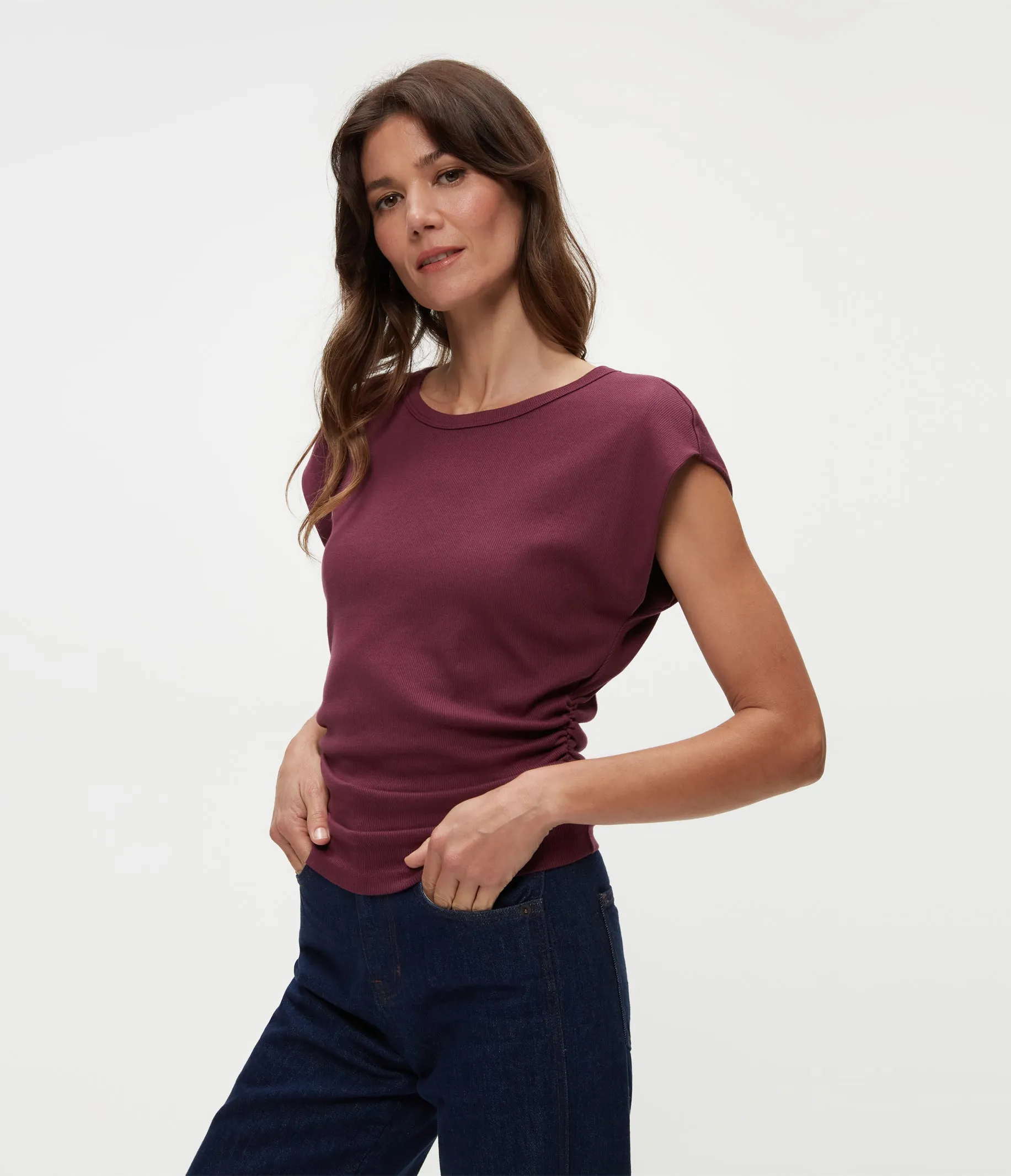 Joni Power Shoulder Tee