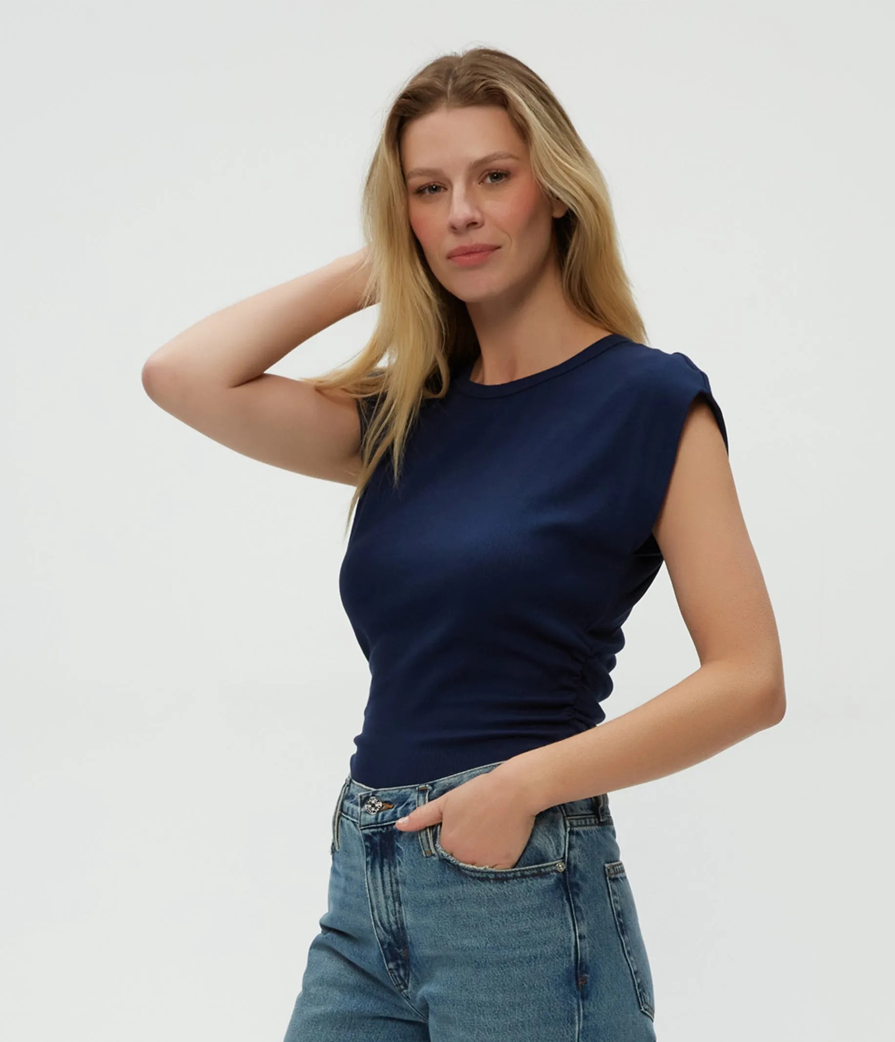 Joni Power Shoulder Tee