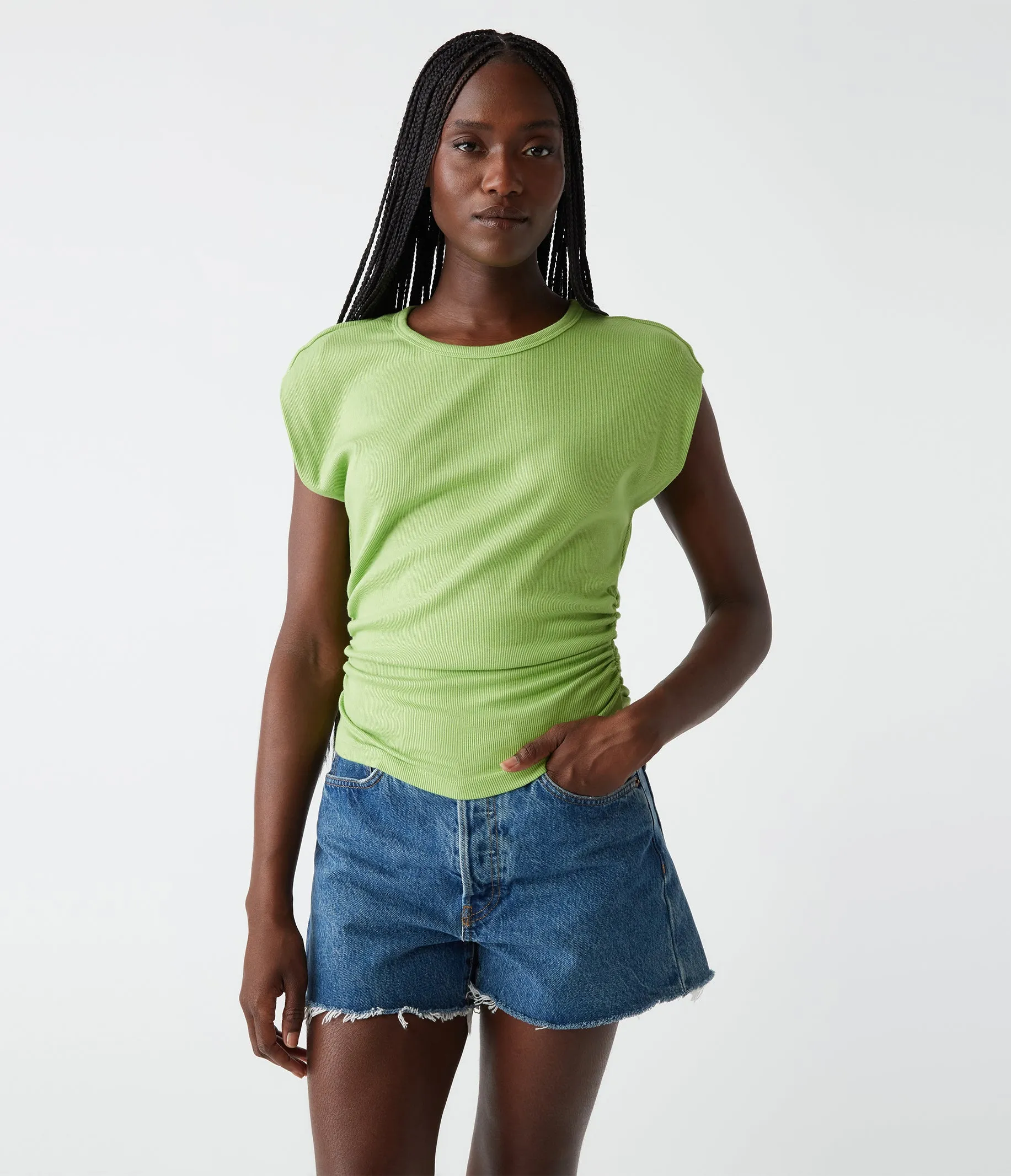 Joni Power Shoulder Tee
