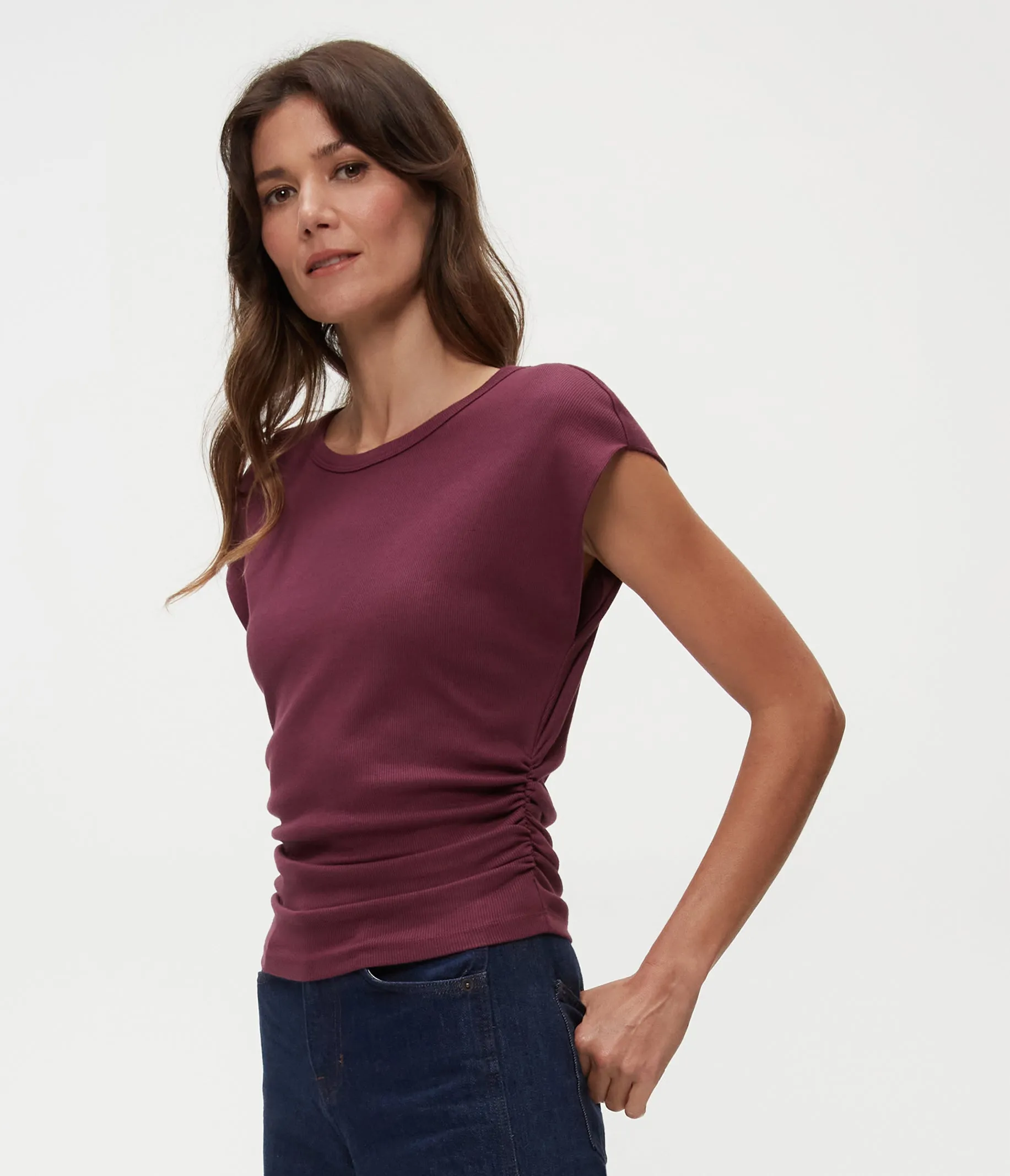 Joni Power Shoulder Tee