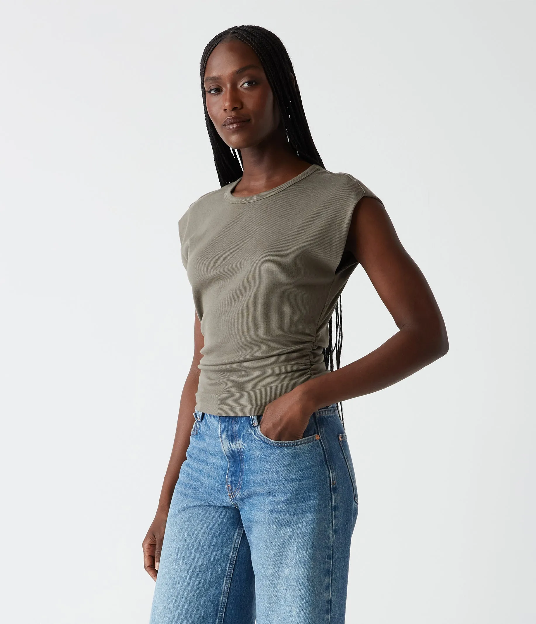 Joni Power Shoulder Tee