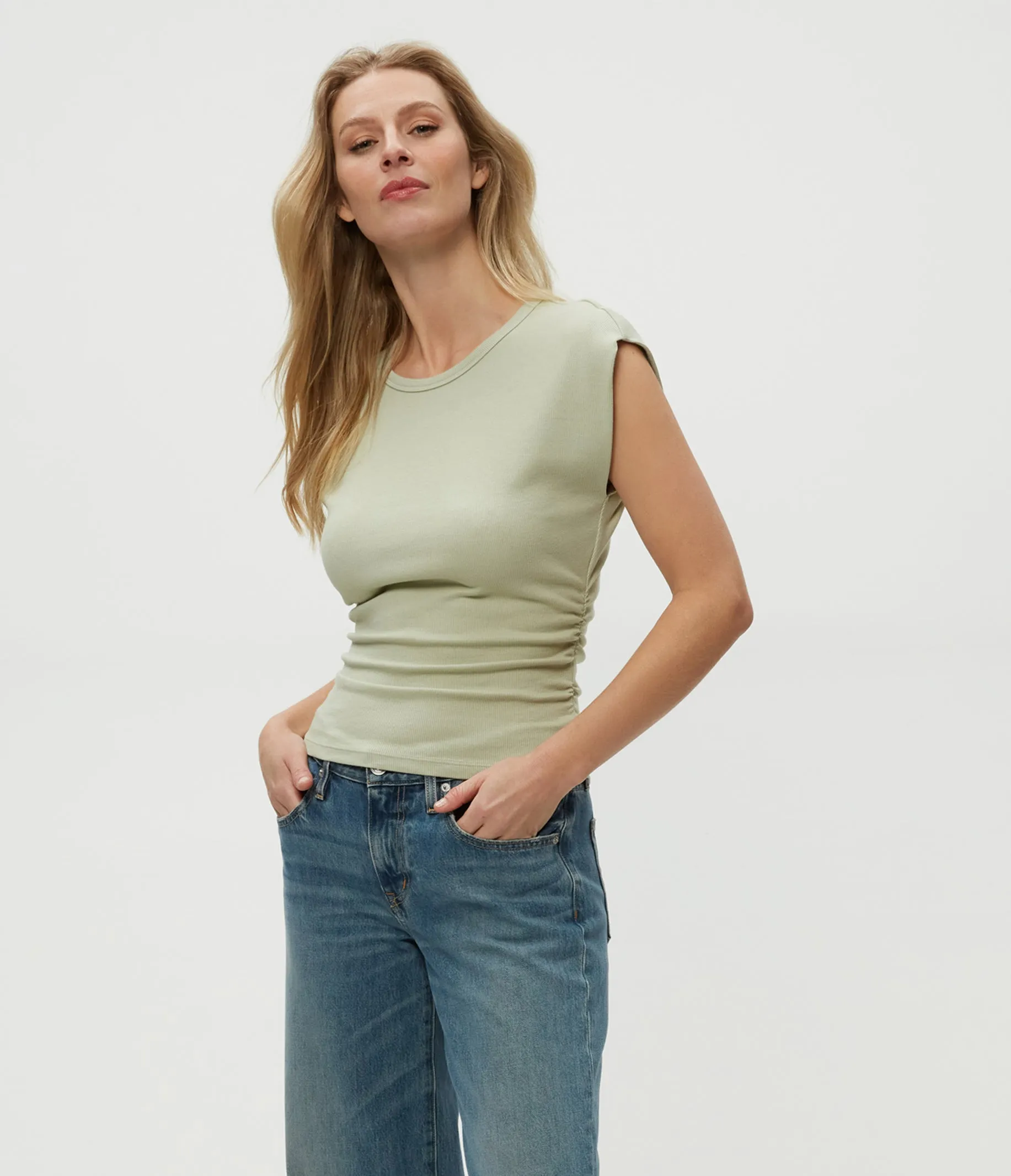 Joni Power Shoulder Tee