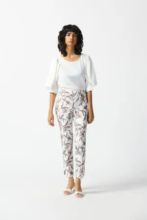 Joseph Ribkoff Millennium Floral Print Crop Pants Jr242222