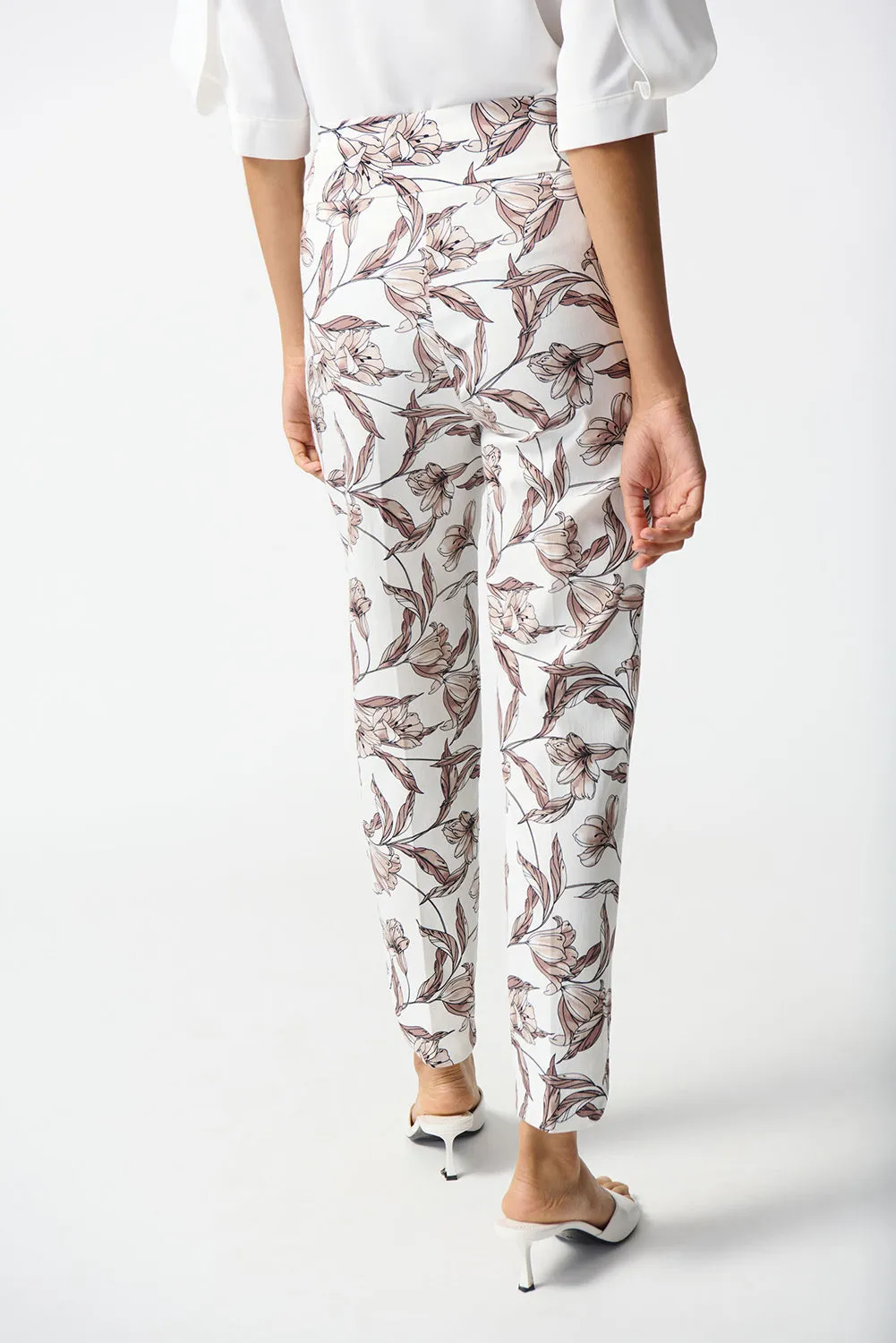 Joseph Ribkoff Millennium Floral Print Crop Pants Jr242222