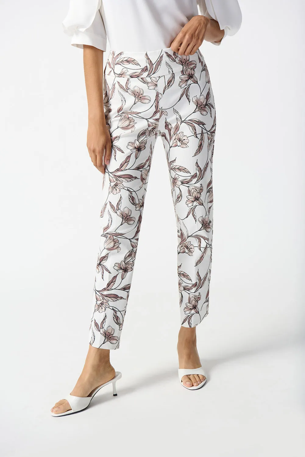 Joseph Ribkoff Millennium Floral Print Crop Pants Jr242222