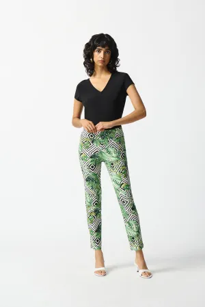 Joseph Ribkoff Millennium Printed Crop Pants Jr242223