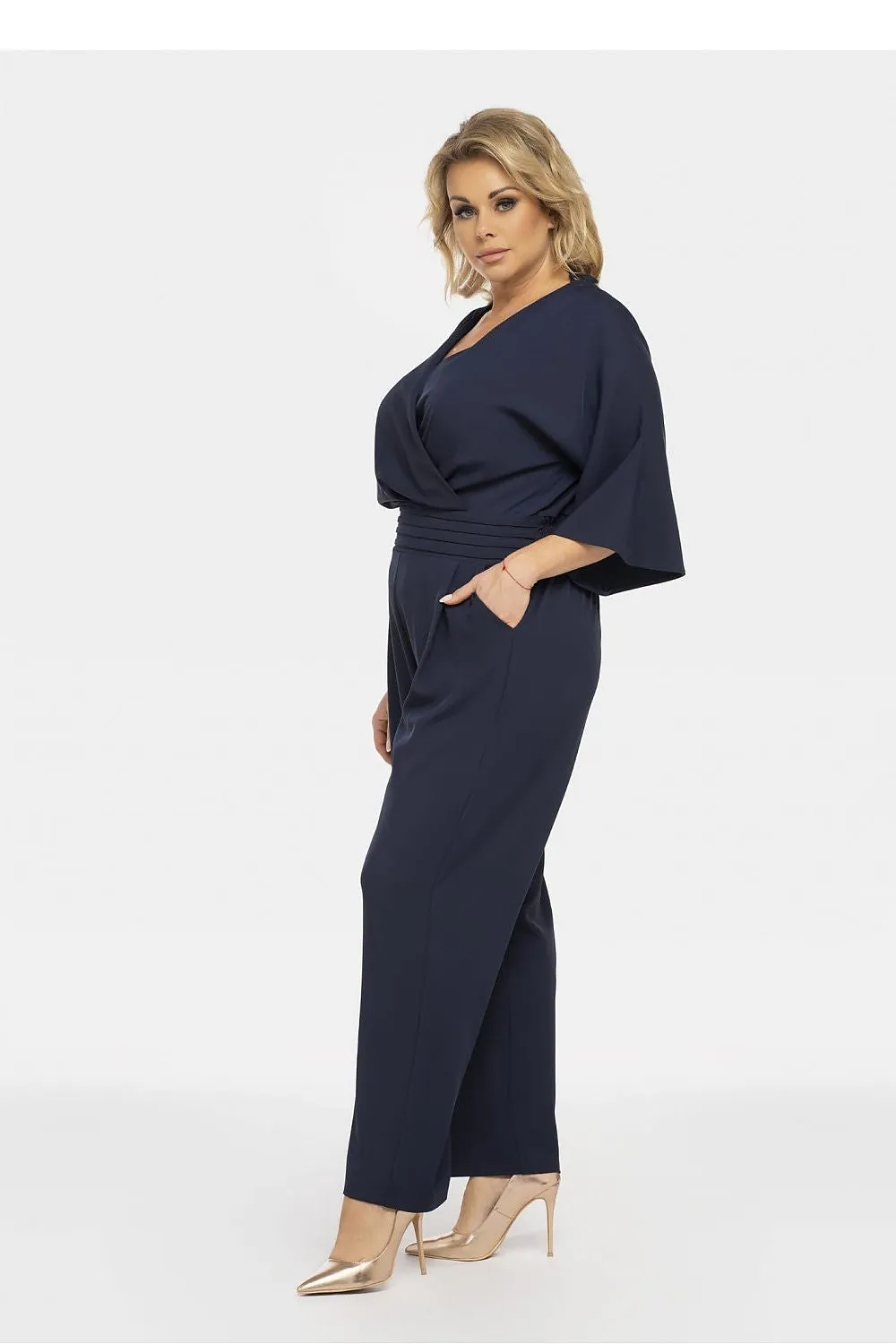 JTDF Elegant Draped Jumpsuit
