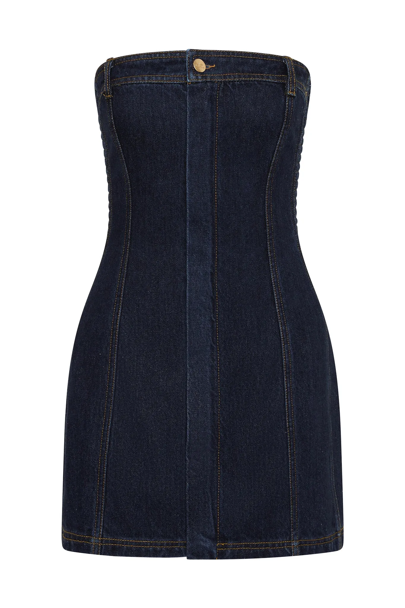 Junee Strapless Denim Dress