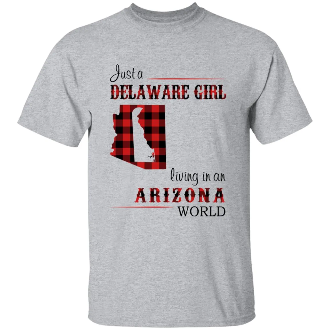 Just A Delaware Girl Living In An Arizona World T-Shirt