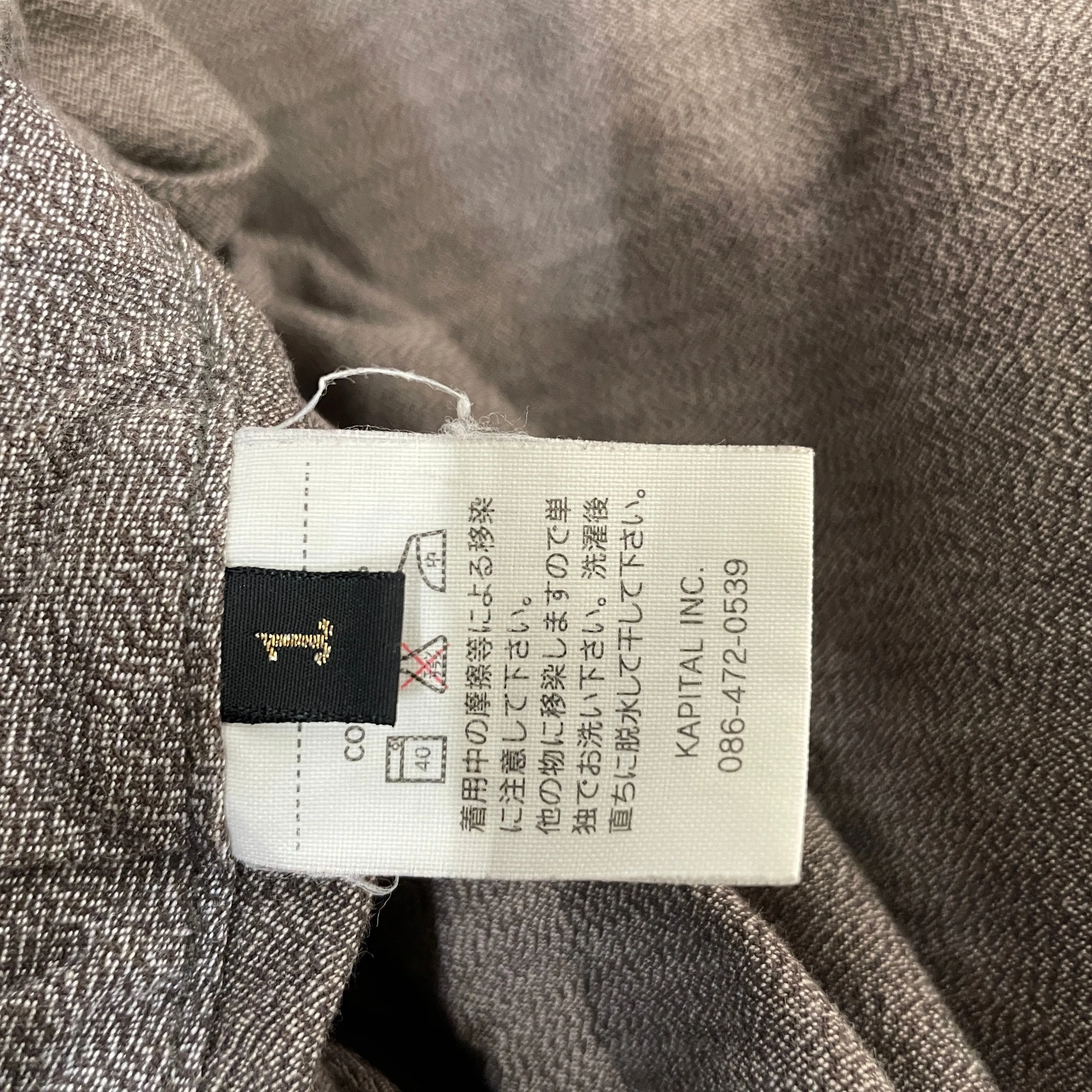 KAPITAL/Jumpsuits/Cotton/BRW/