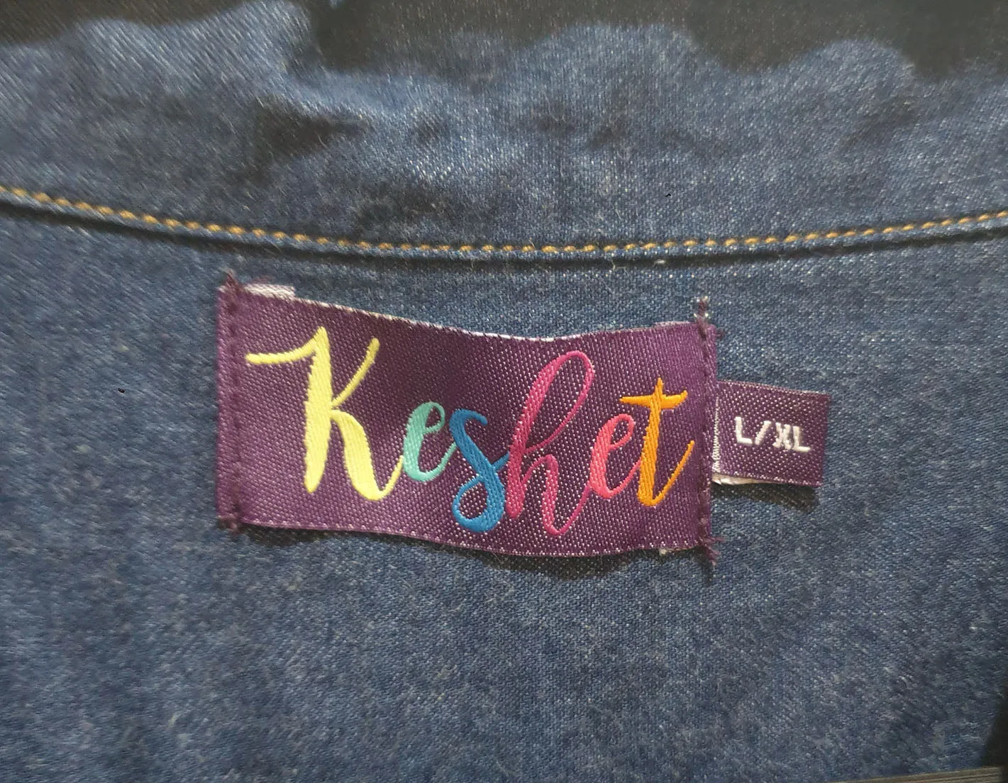Keshet denim dress size L/XL